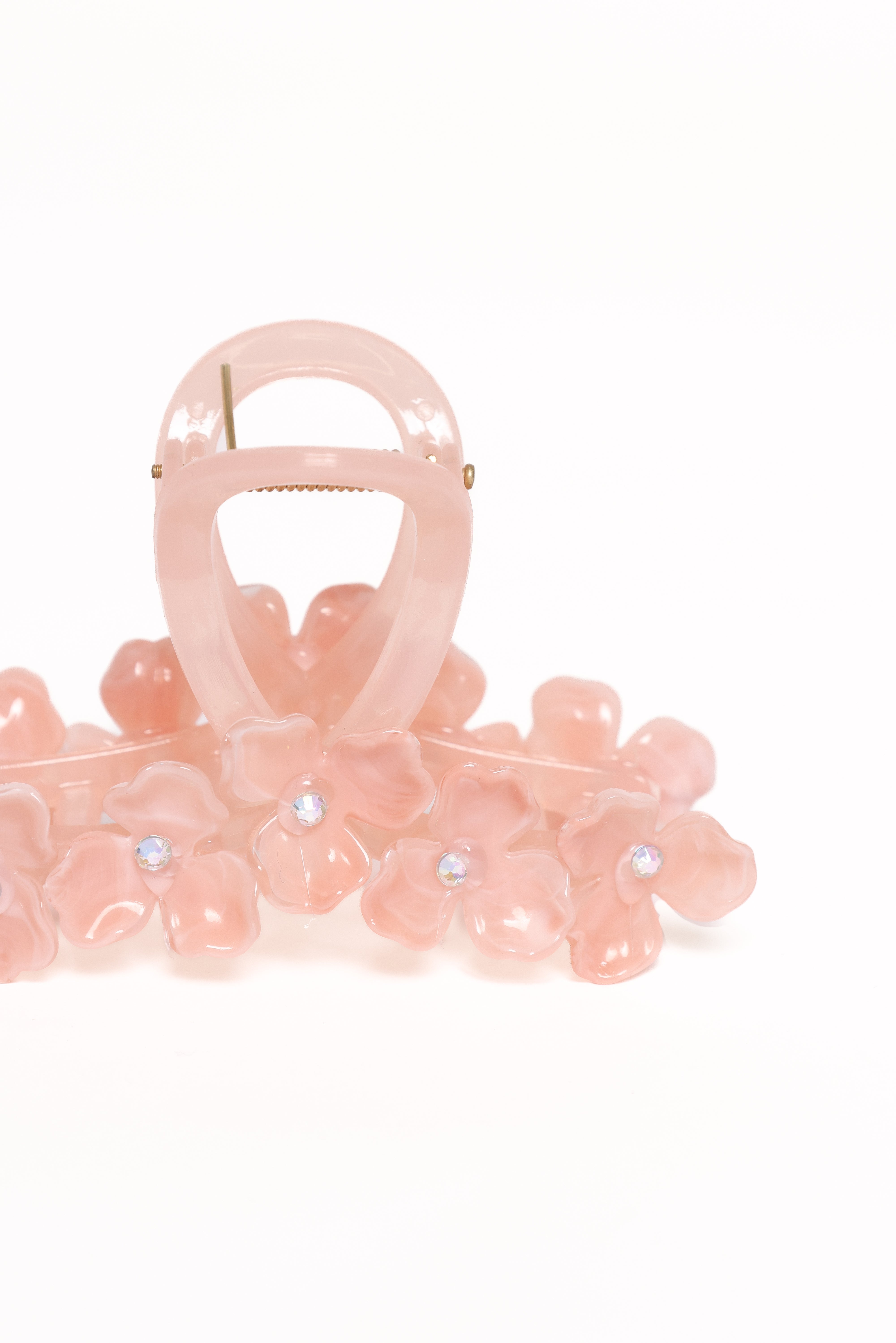 Shiloh Flower Hair Clip - Pink