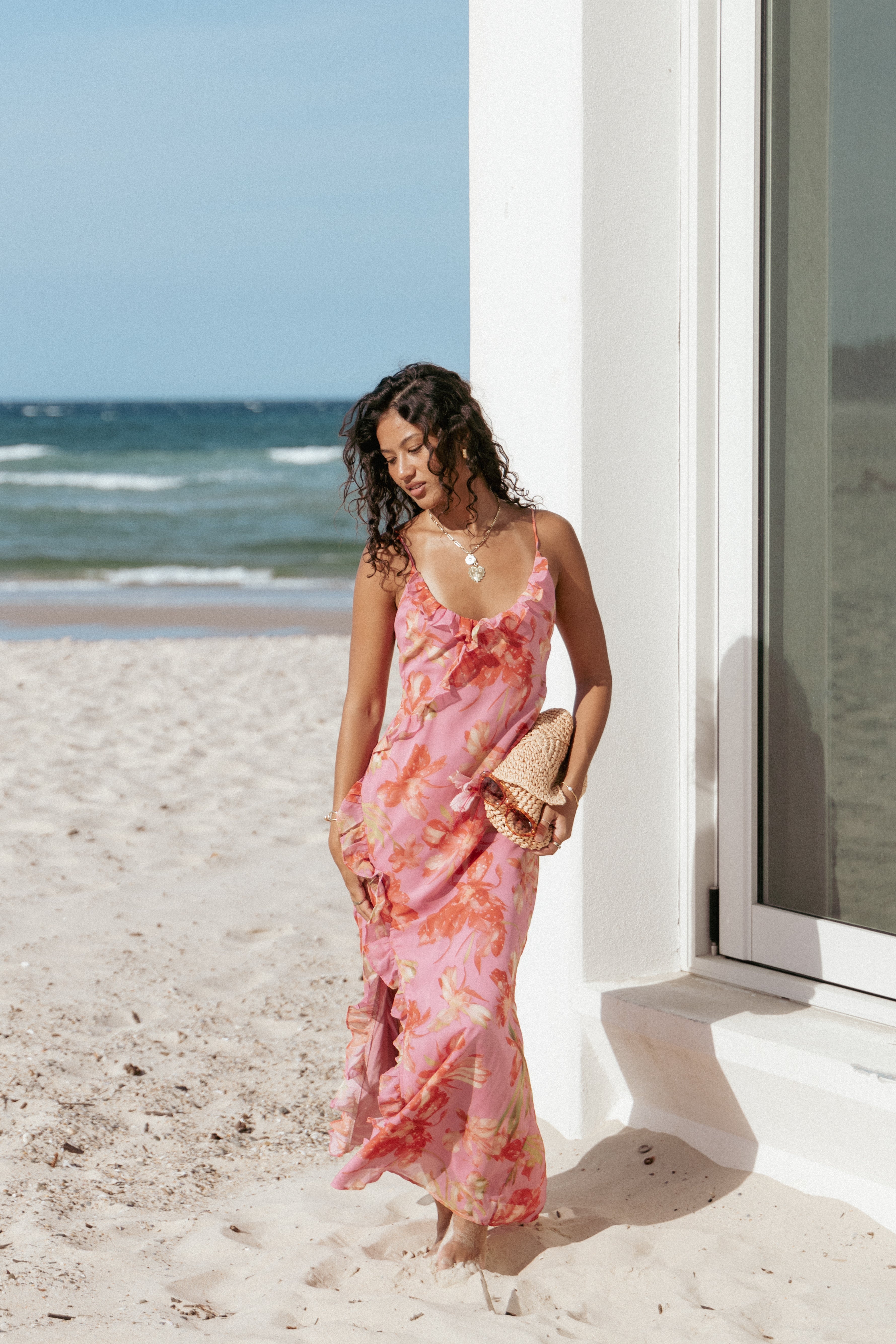 Charli Maxi Dress - Tropical Floral