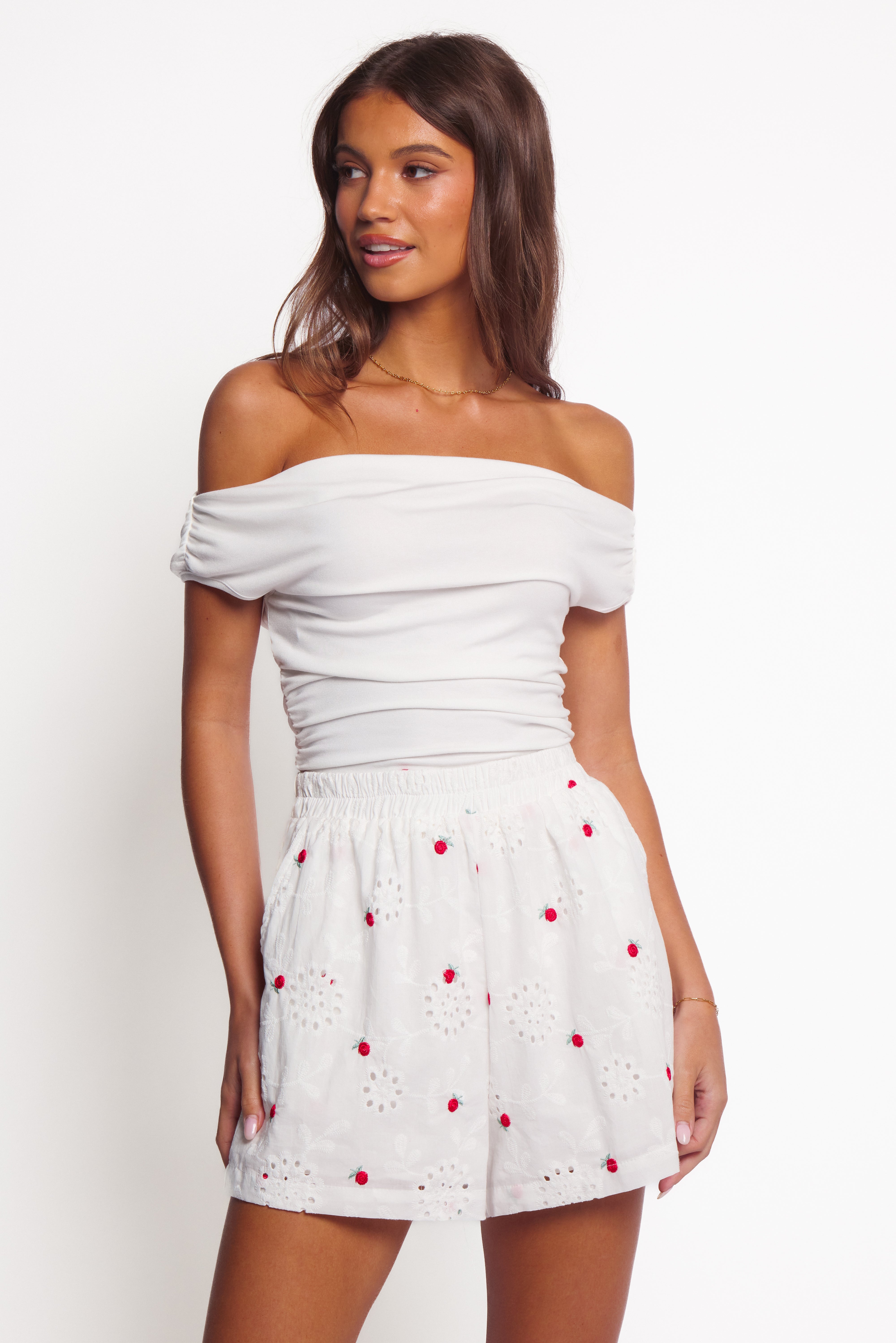 Aisha Shorts - White