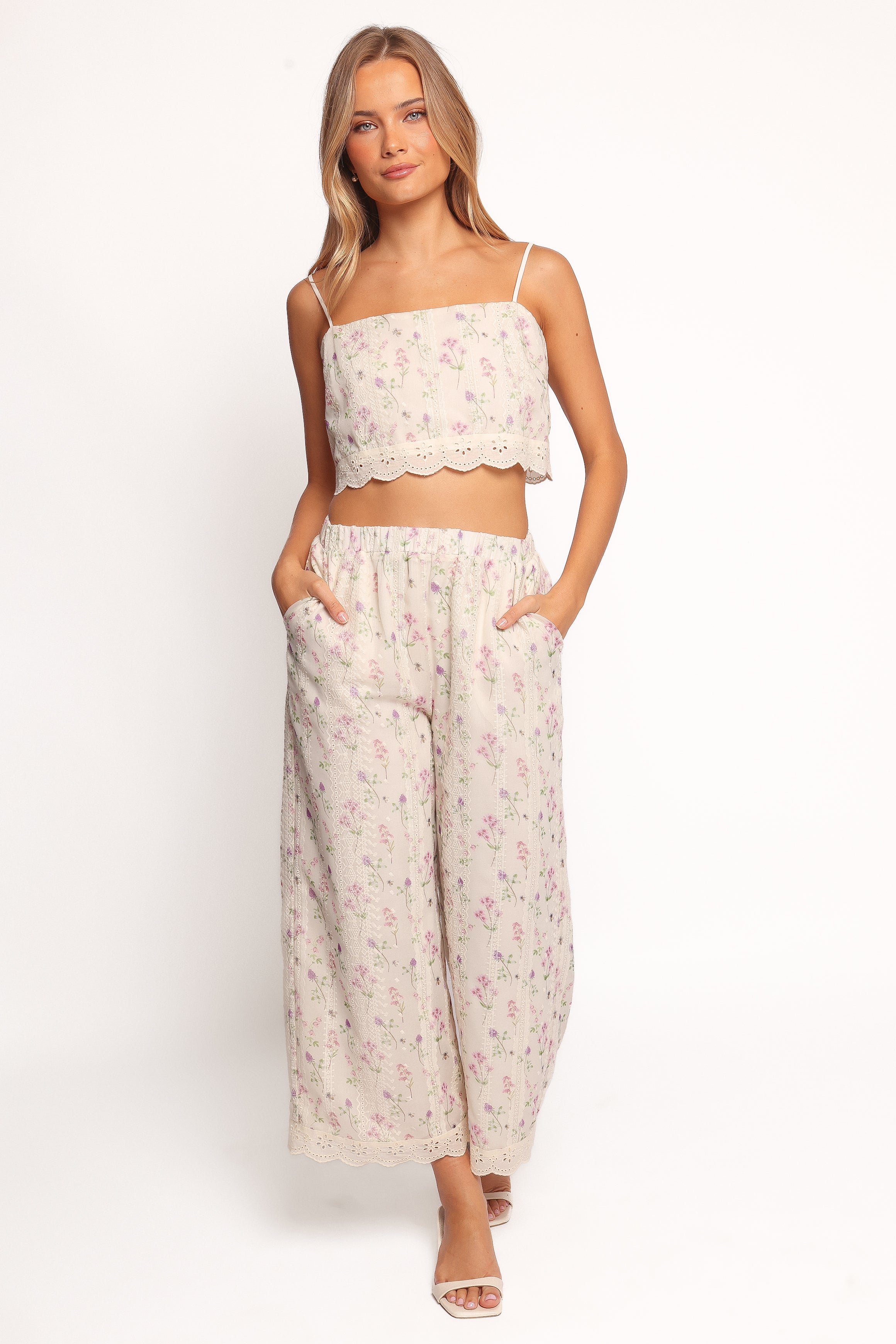 Alison Two Piece Set - Pink Floral
