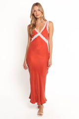 Andie Midi Dress - Blood Orange
