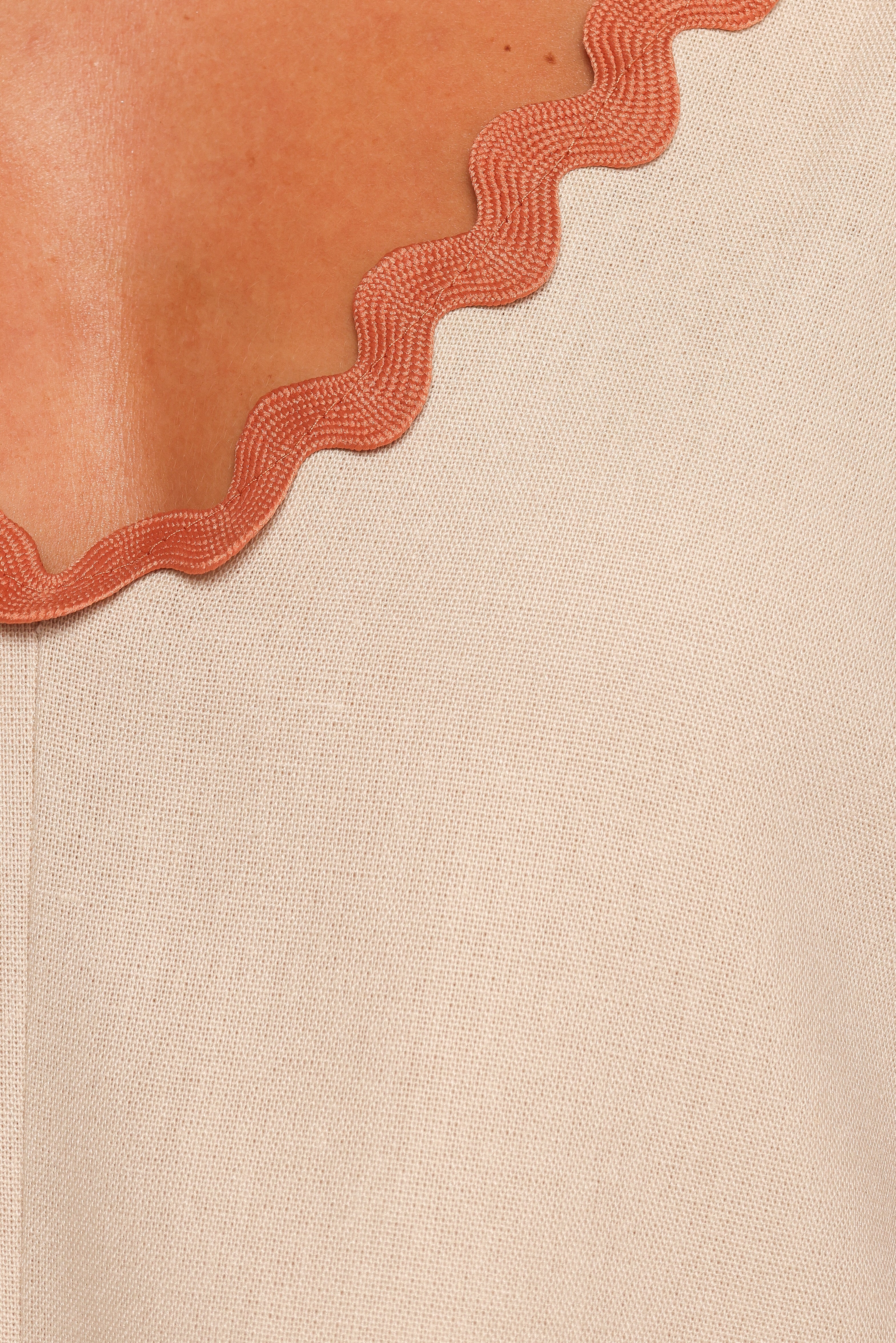 Aoife Romper - Natural Tan