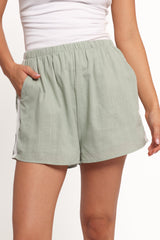 Ausha Racer Shorts - Sage