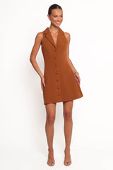 Barrett Mini Dress - Brown