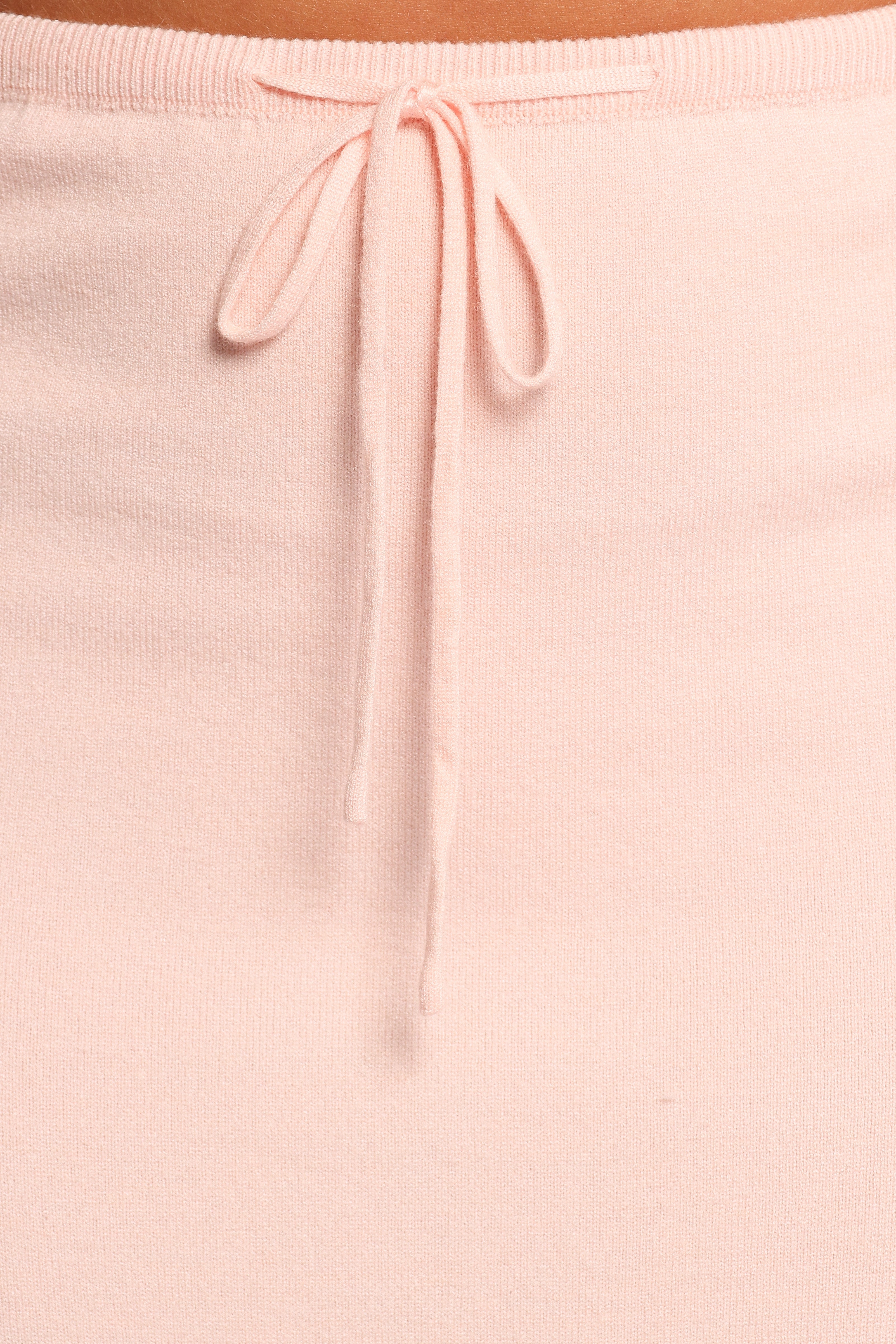 Beatrice Knitted Skirt - Peach