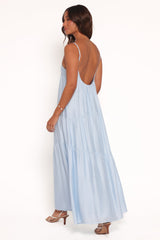 Bennie Midi Dress - Pale Blue