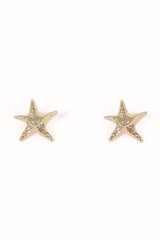 Bliss Starfish Earrings - Gold