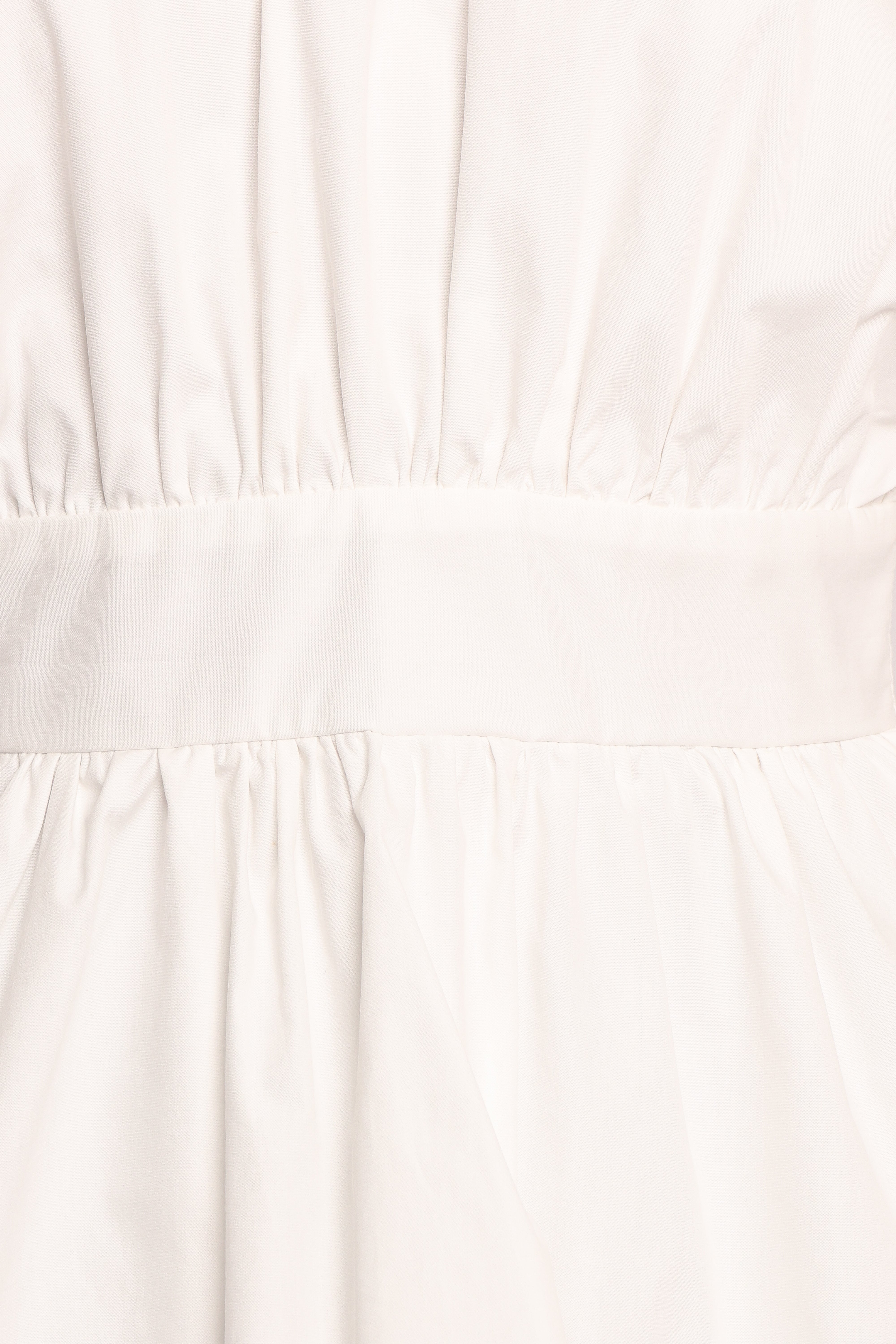 Camila Open Back Top - White