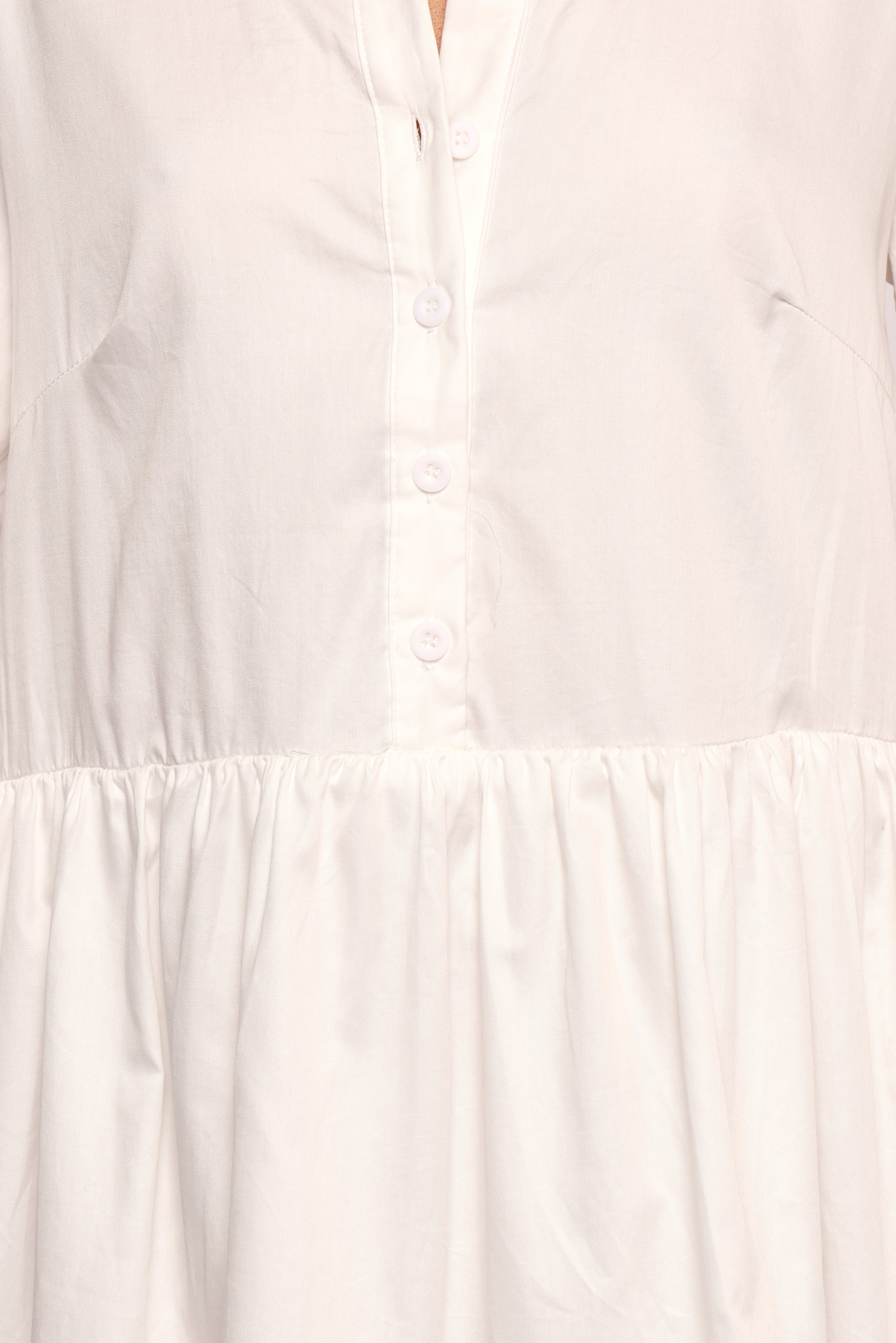 Carlotta Long Sleeve Mini Dress - White