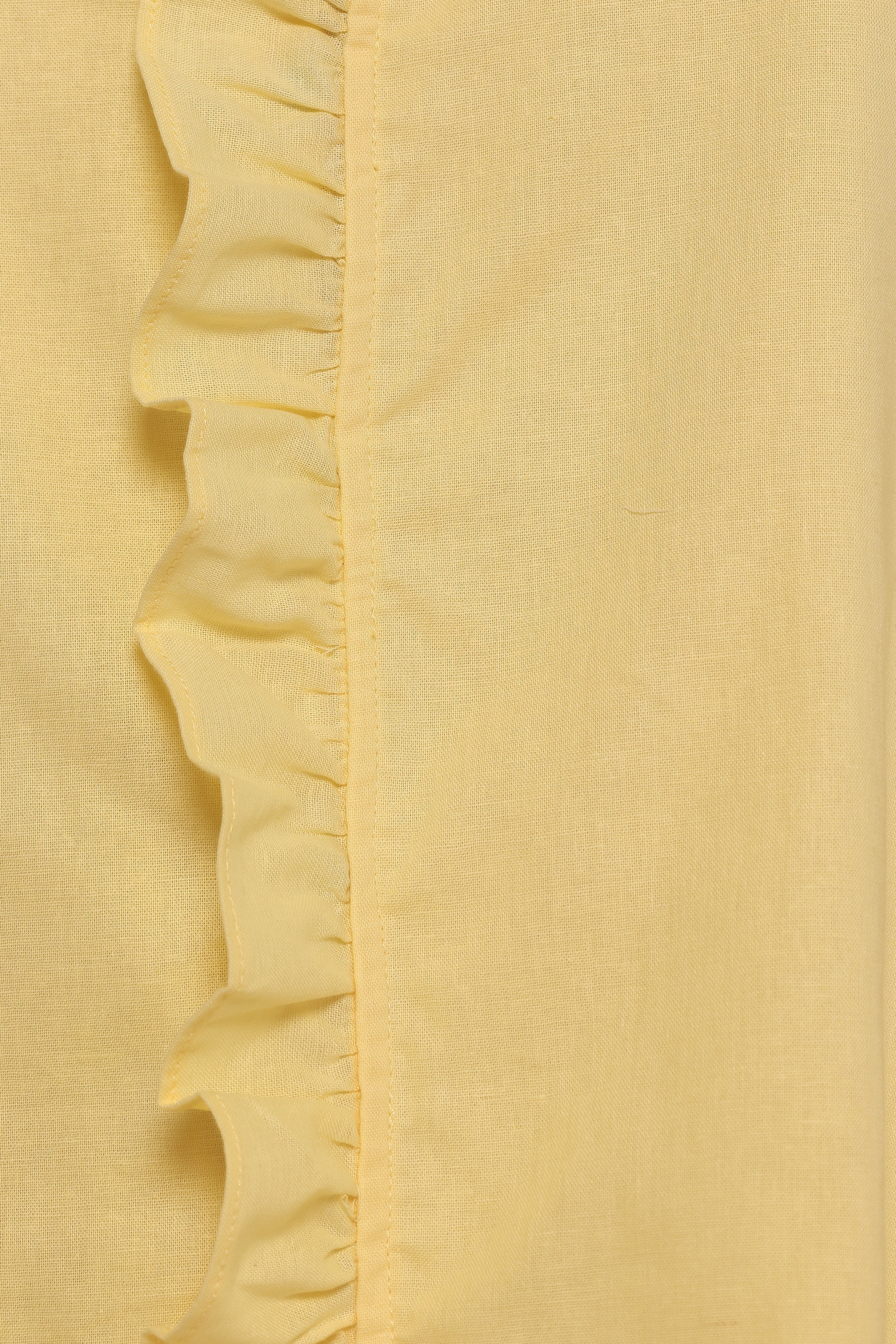 Cassandra Ruffle Mini Dress - Butter Yellow