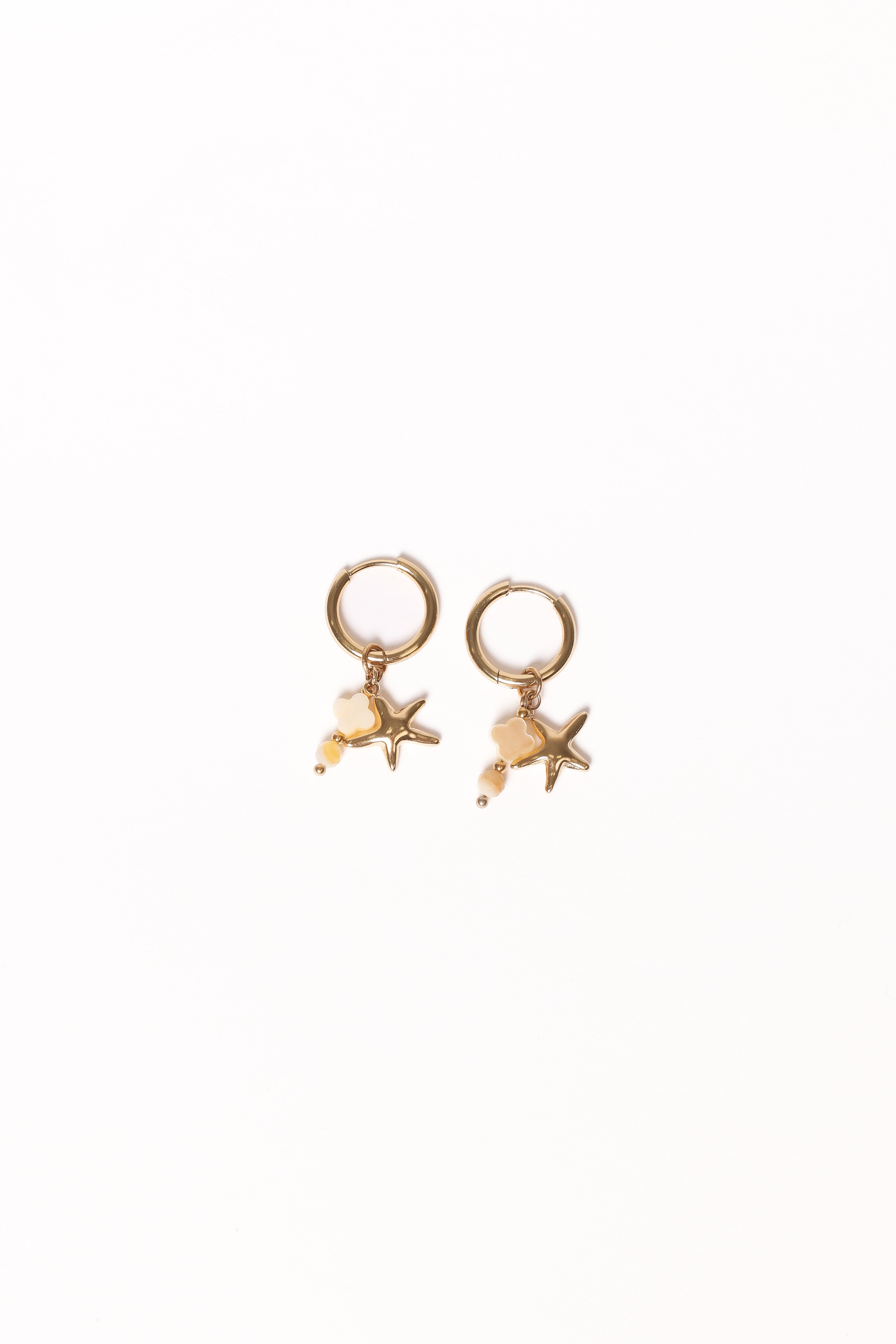 Catania Charm Earrings - Gold