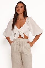 Celine Top - White