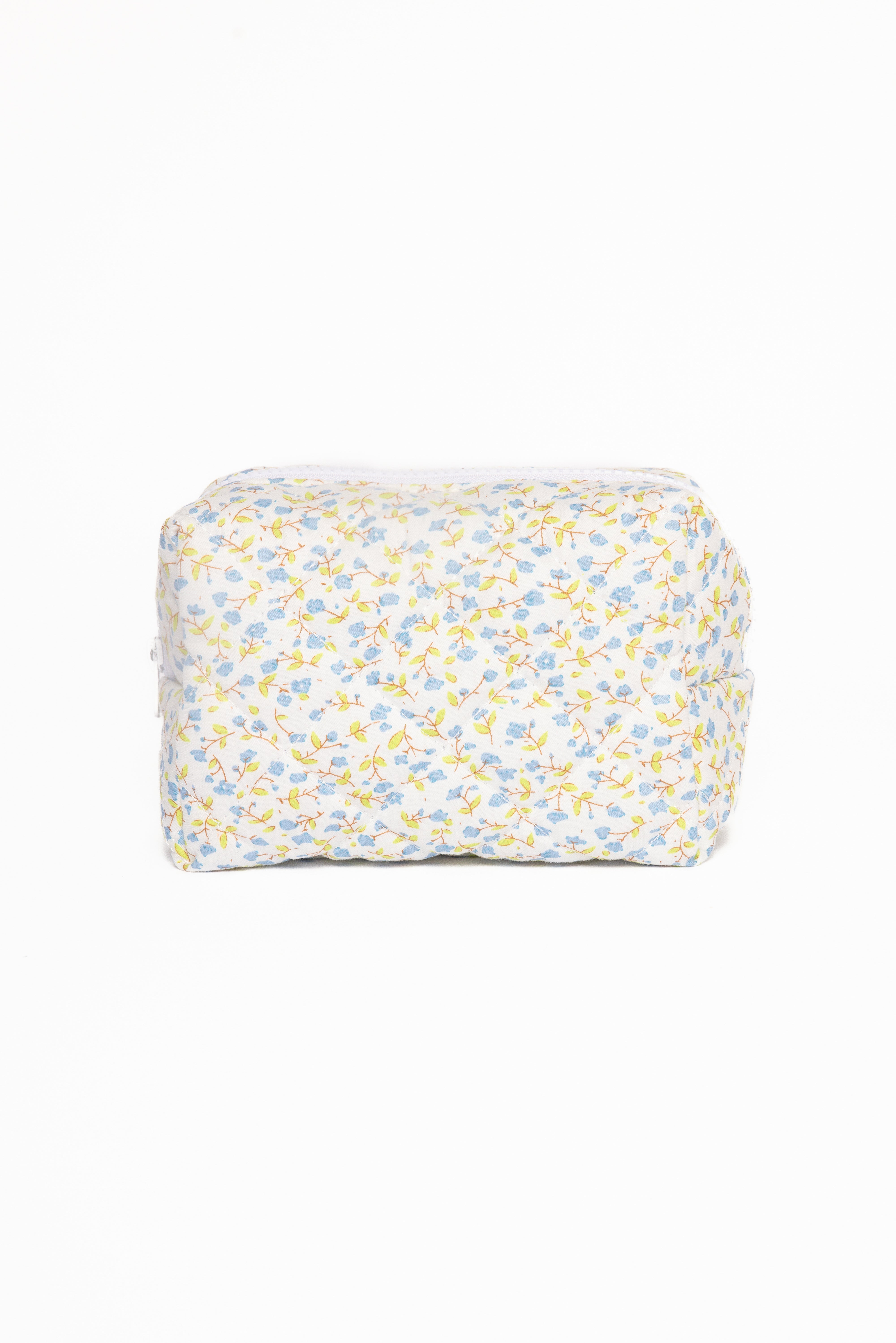 Clementine Cosmetic Bag - Blue Floral