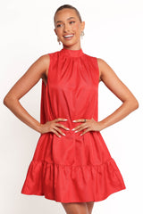 Darian Mini Dress - Red