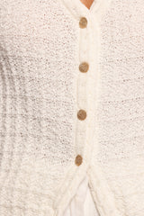 Davis Knit Vest - White