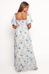 Devon Maxi Short Sleeve Dress - Summer Song