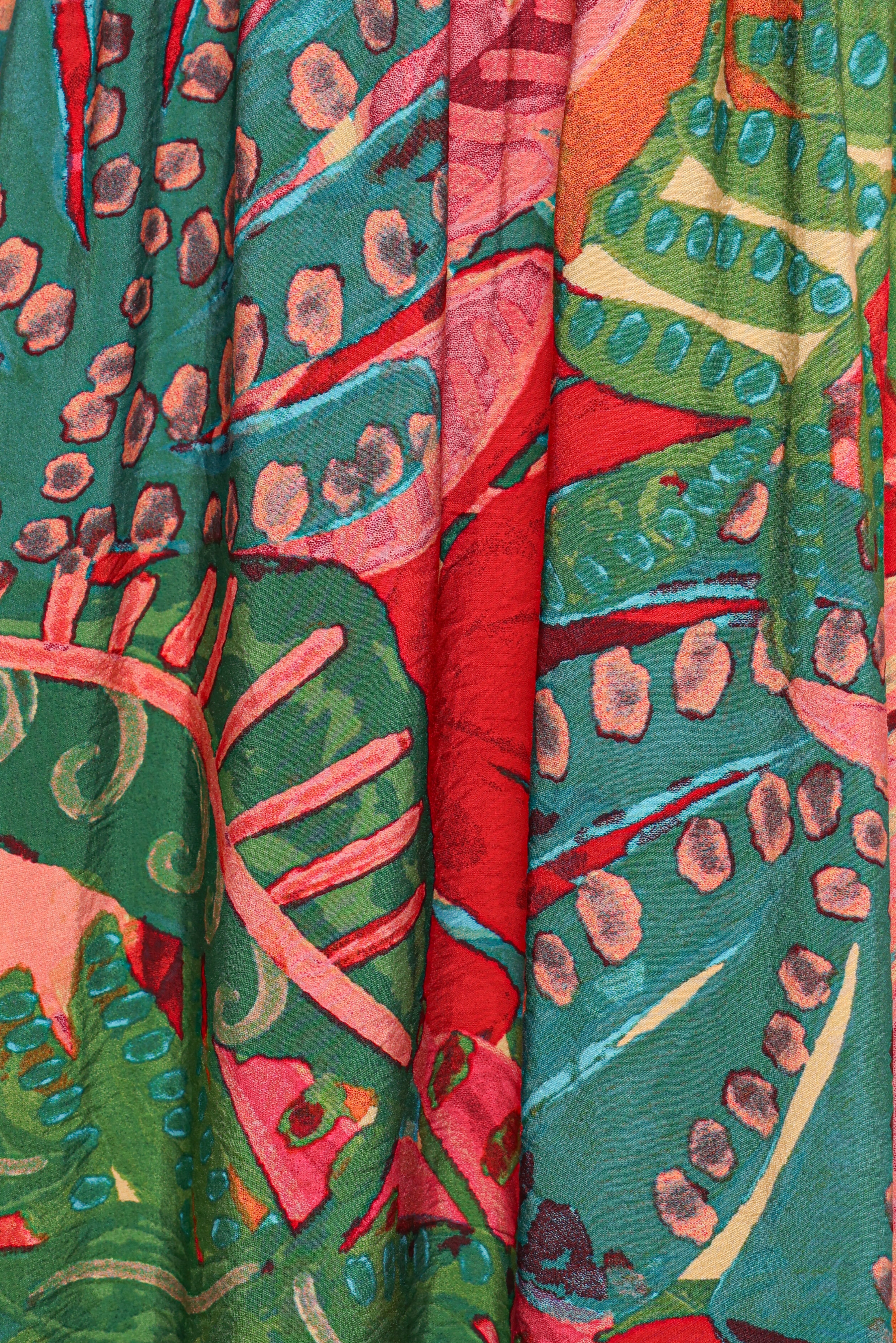 Eleonora Midi Dress - Calypso Coral