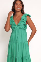 Elina Maxi Dress - Green