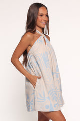 Elira Mini Dress - Blue Soleil