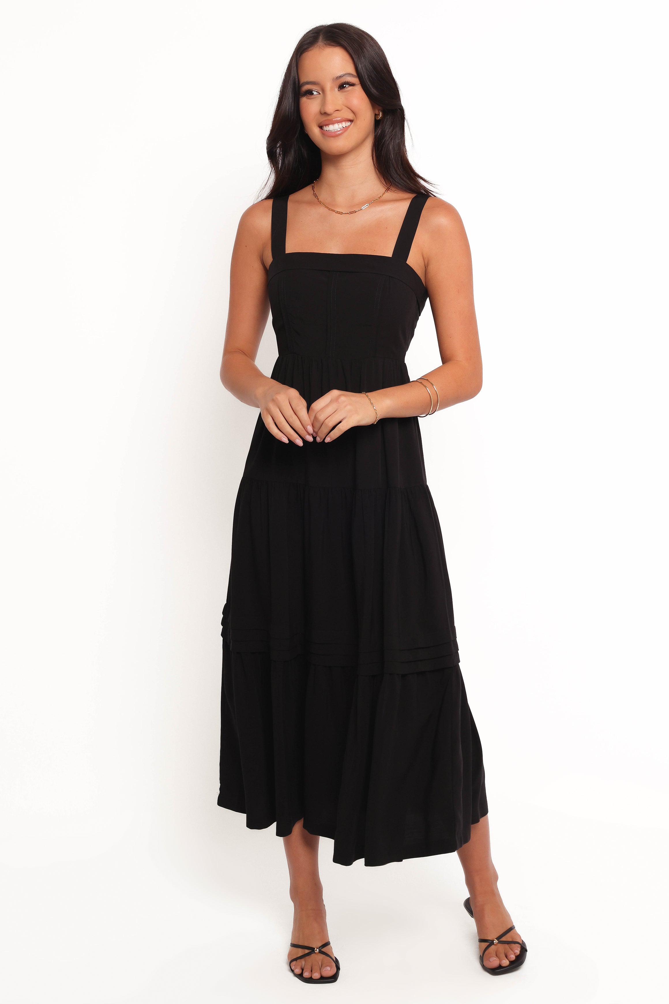 Elvia Maxi Dress - Black