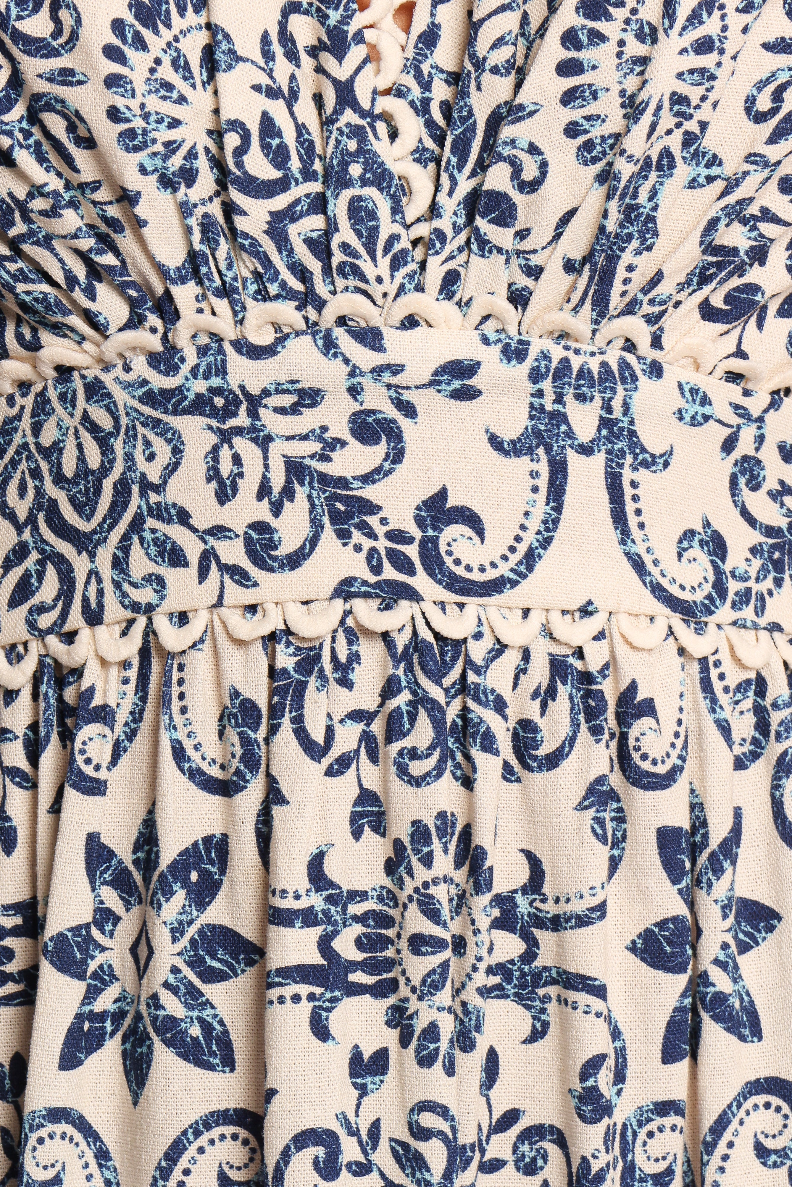 Elysia Midi Dress - Azalea Mosaic