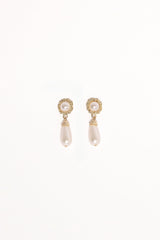 Estelle Earrings - Gold/Pearl