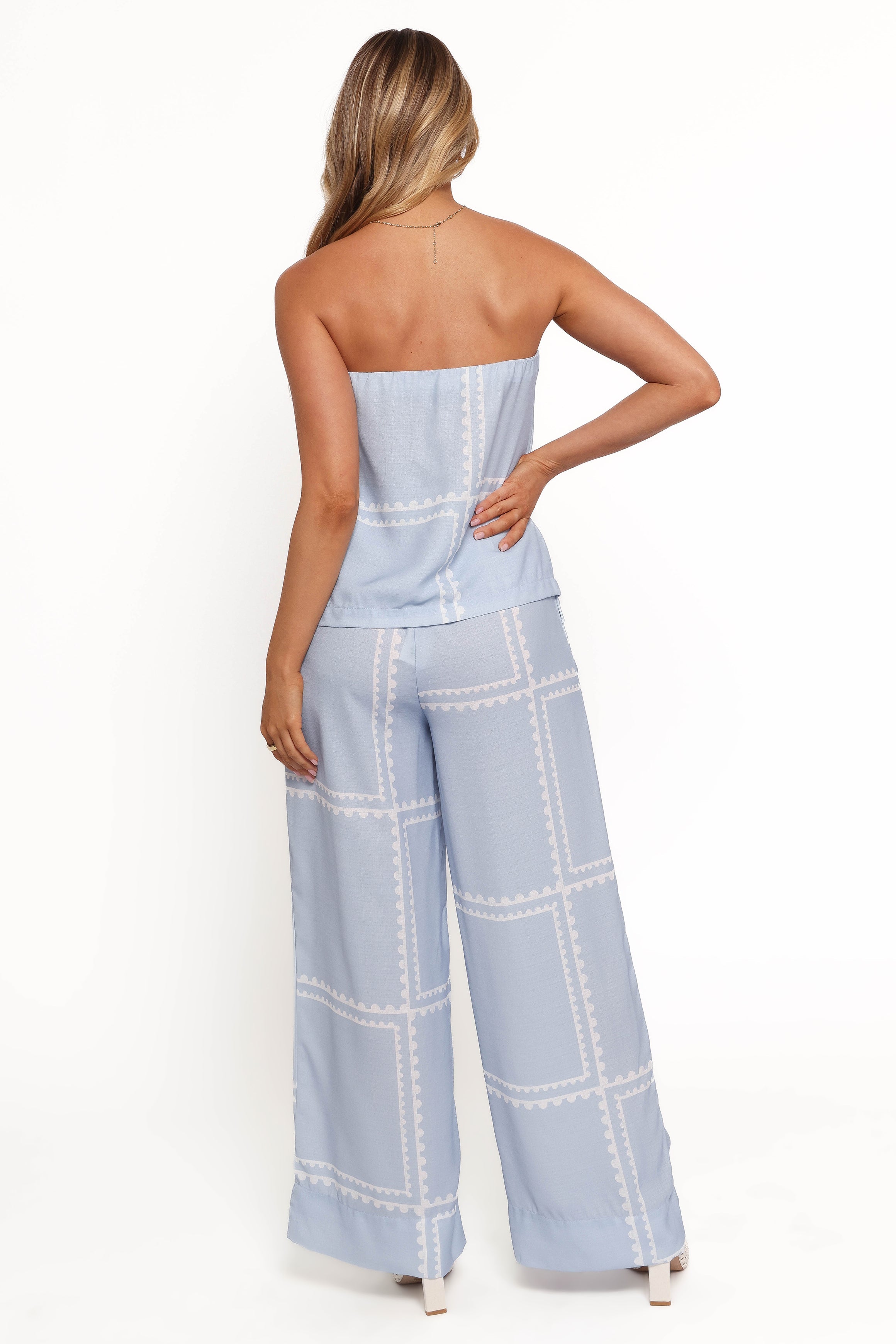 Ezra Pant Set - Light Blue