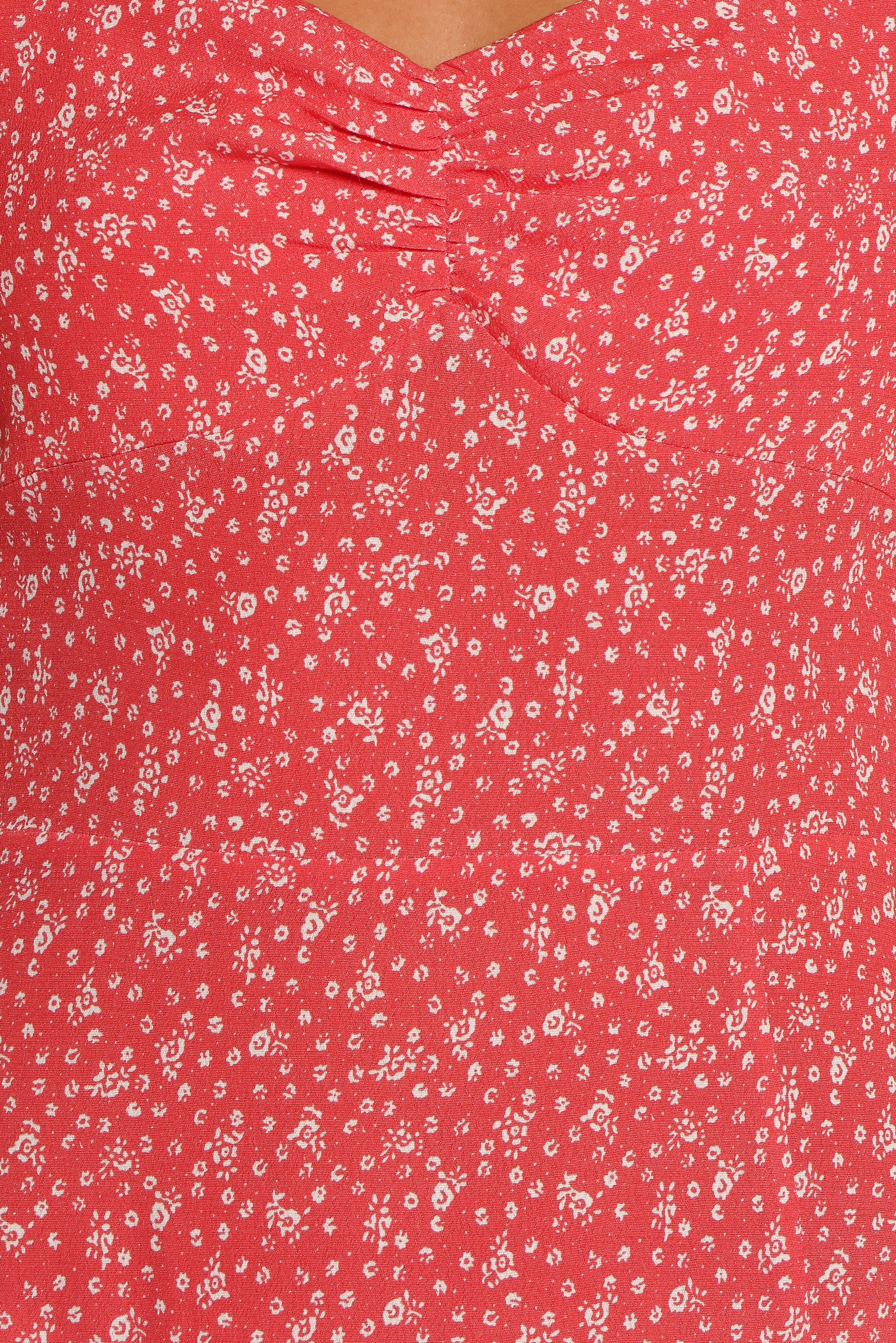 Franklin Dress - Red Floral