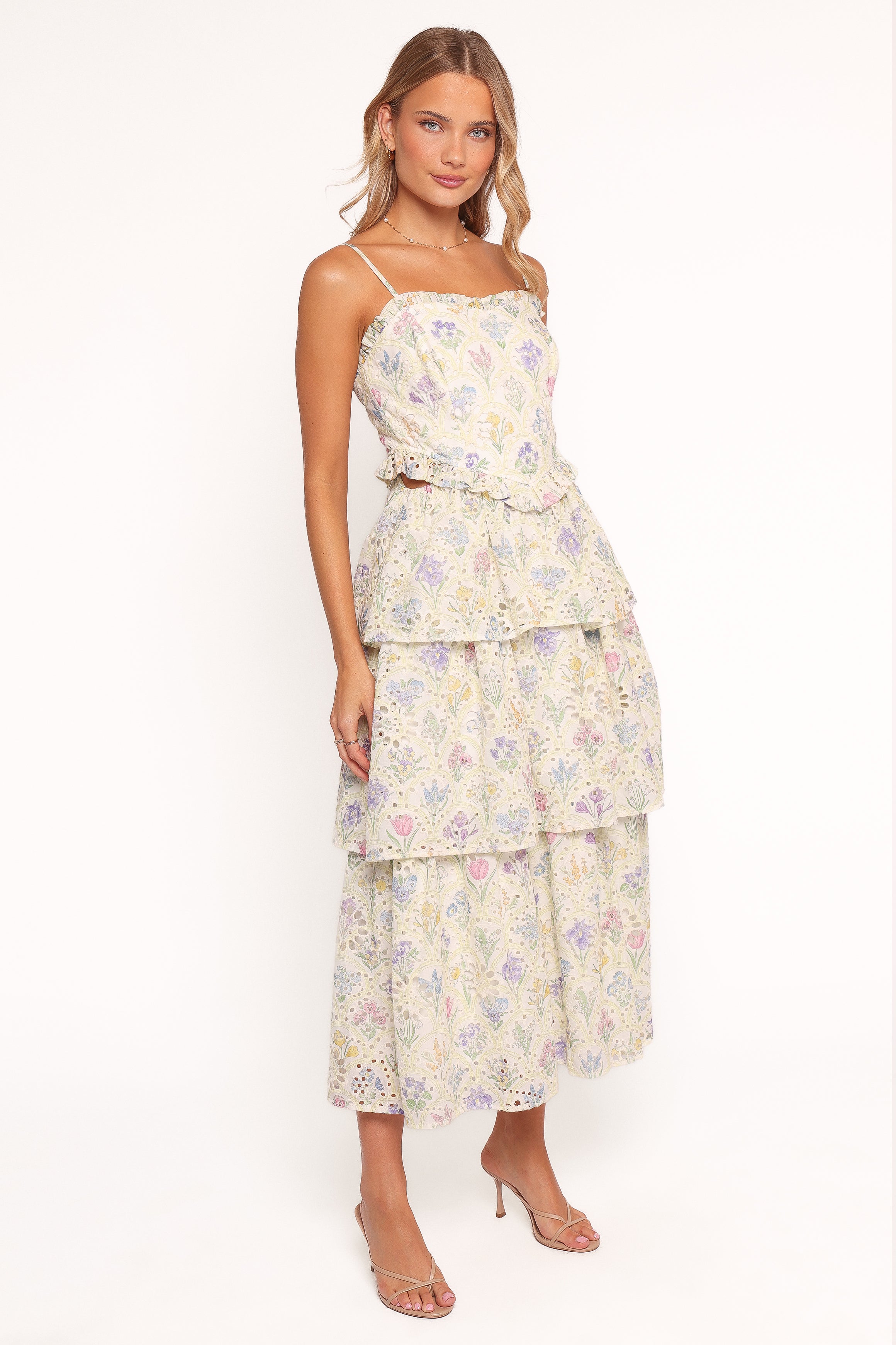 Iveta Midi Dress - Multi Floral