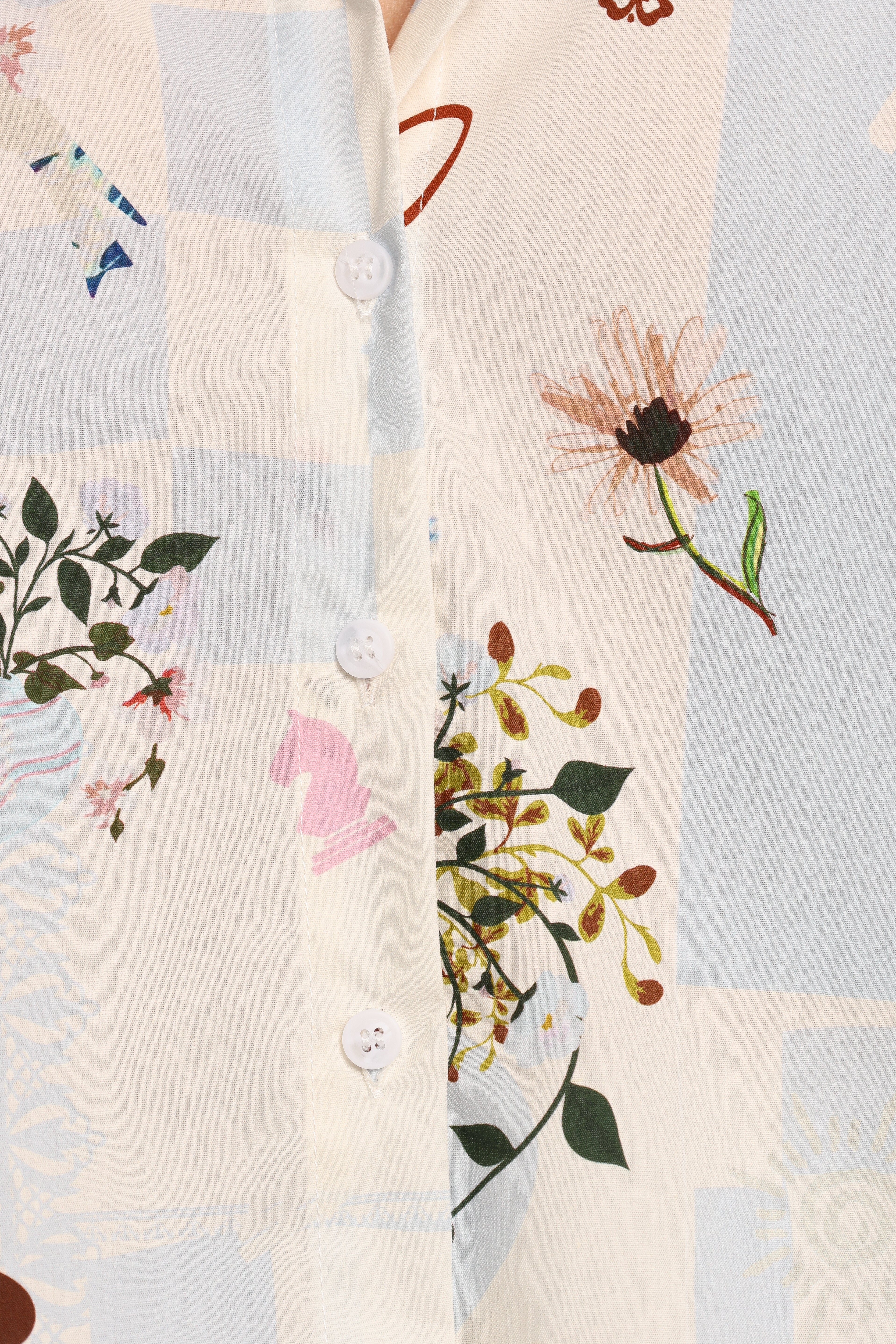 Jaymes Shirt - Blue Floral