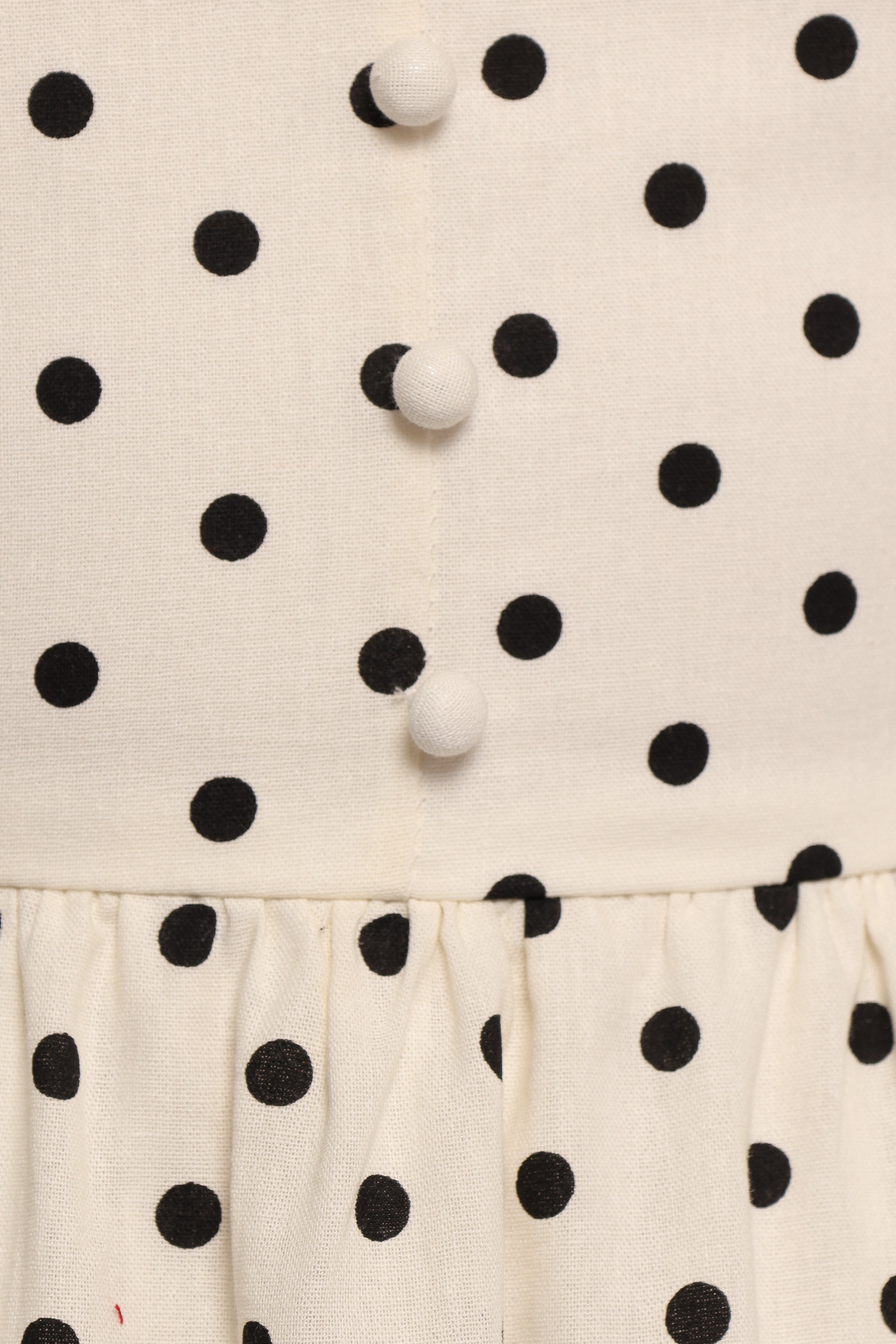 Jenni Maxi Dress - White Polka Dot