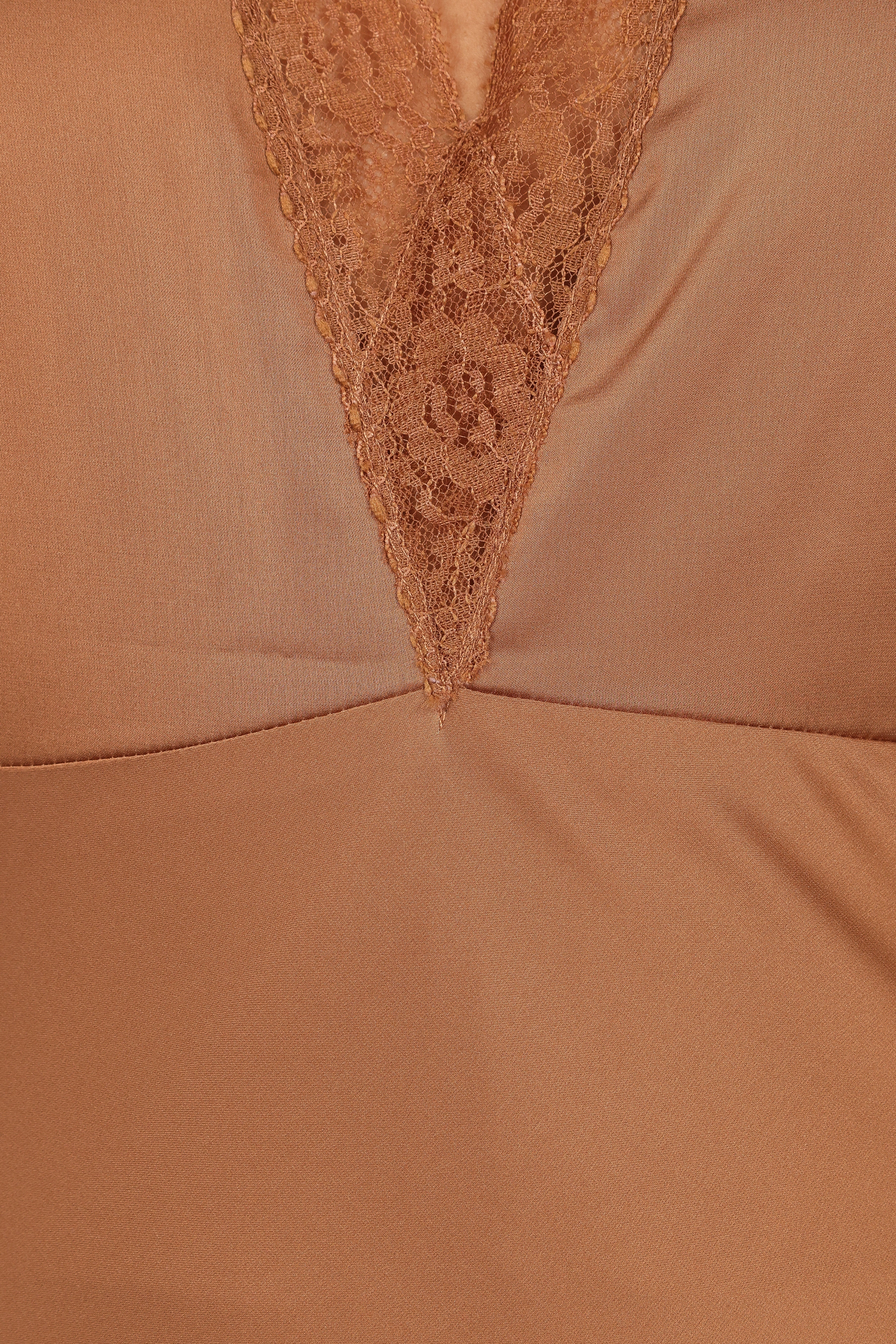 Kalina Halterneck Maxi Dress - Bronze