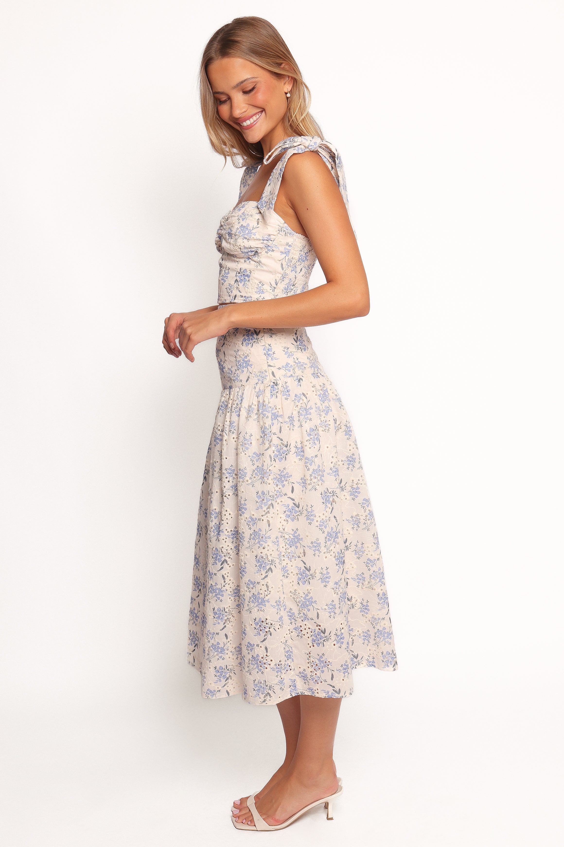 Kara Two Piece Set - Blue Floral