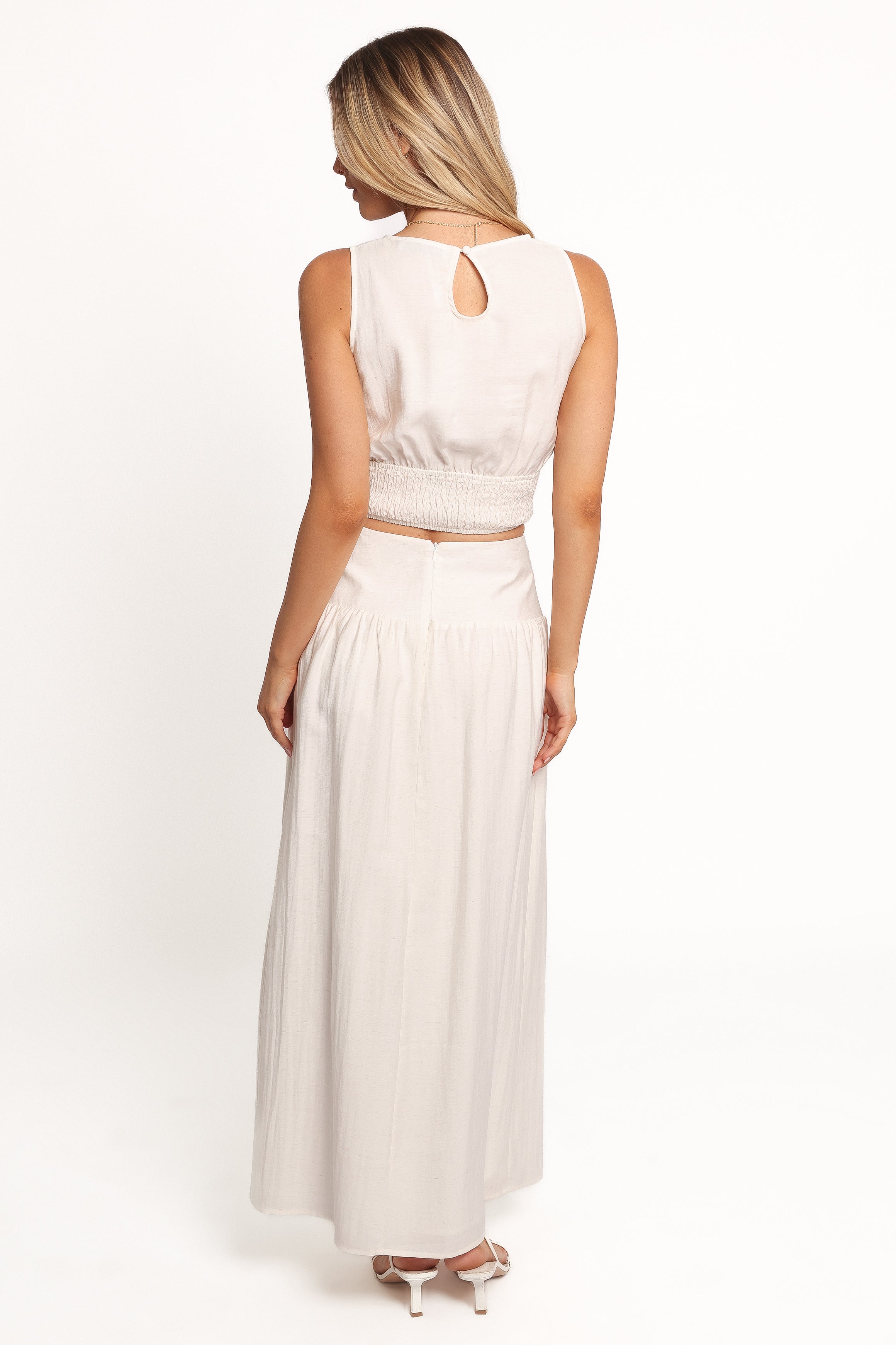 Kerri Skirt Set - White