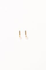Calista Earrings - Gold/Pearl