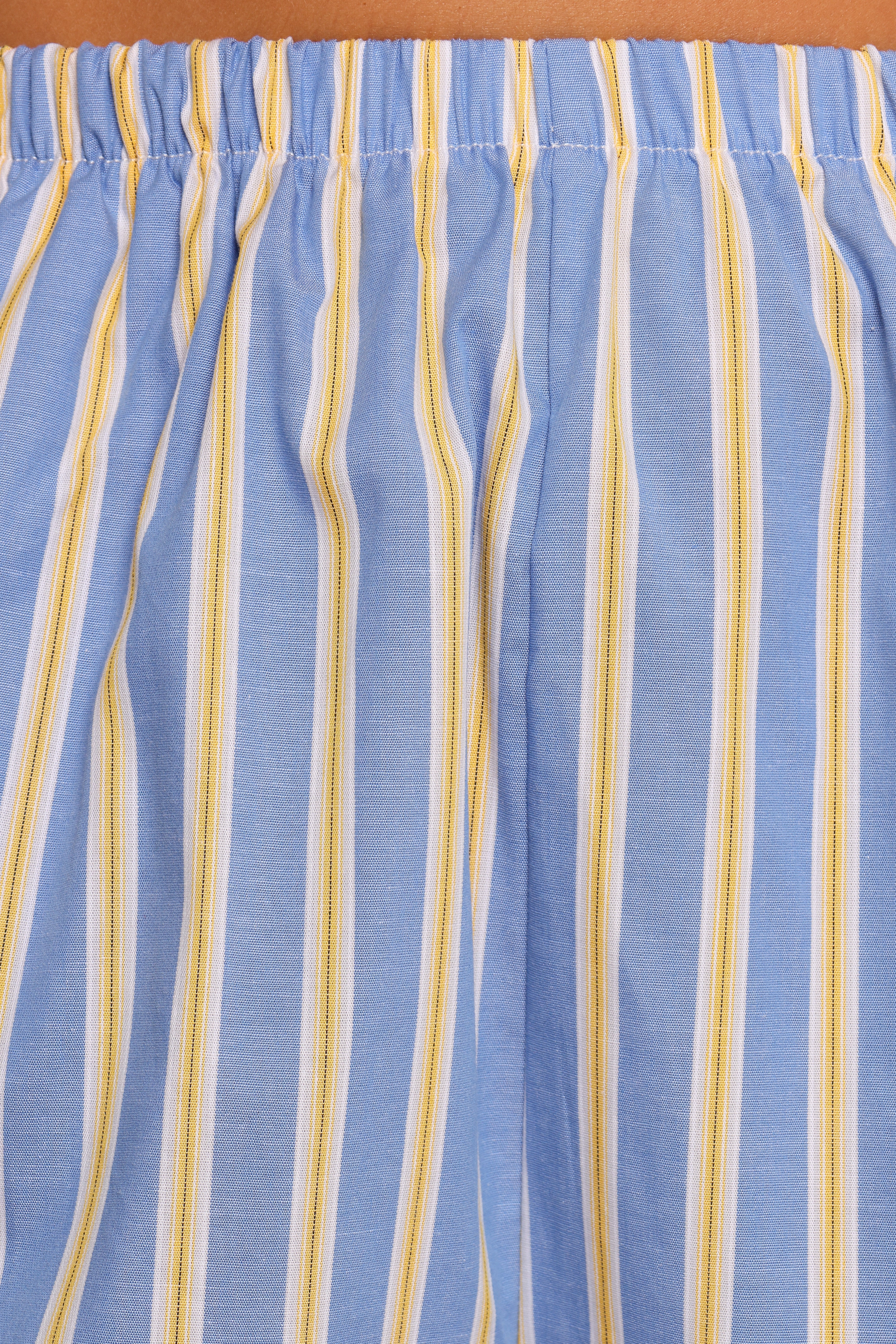 La Dolce Vita Short Set - White Blue