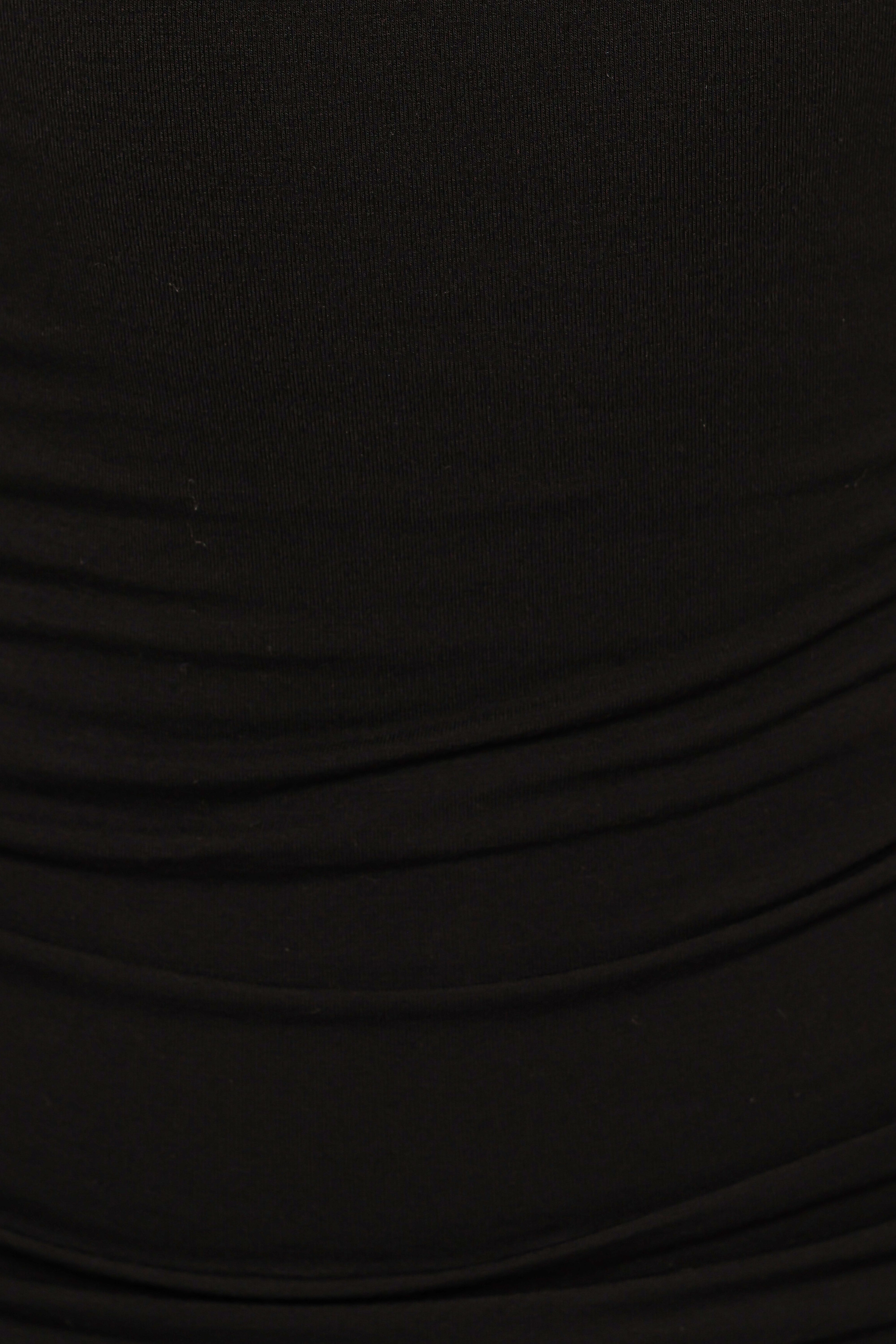 Lainey Twist Knit Top - Black