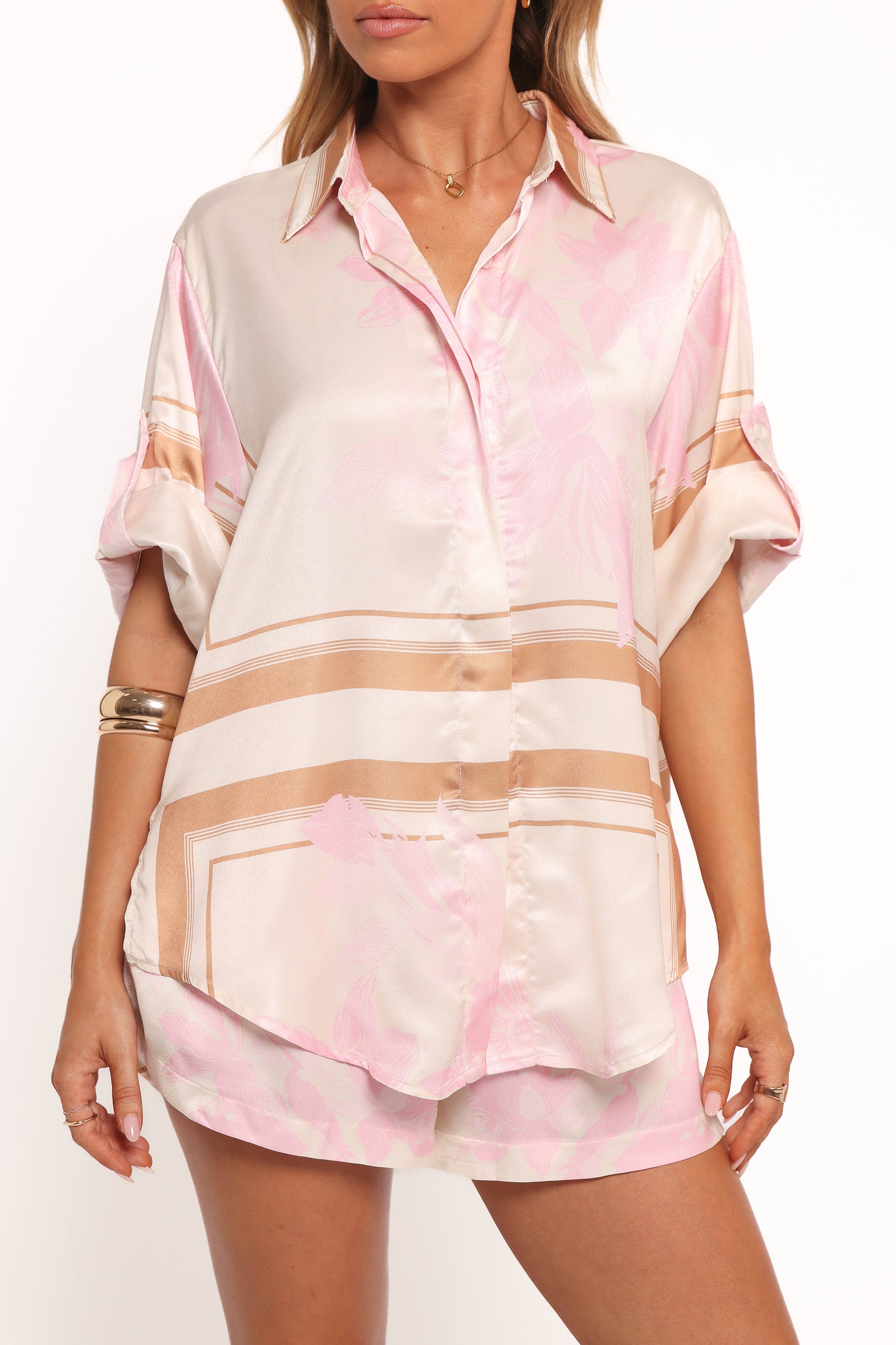 Lara Shirt - Pink Print