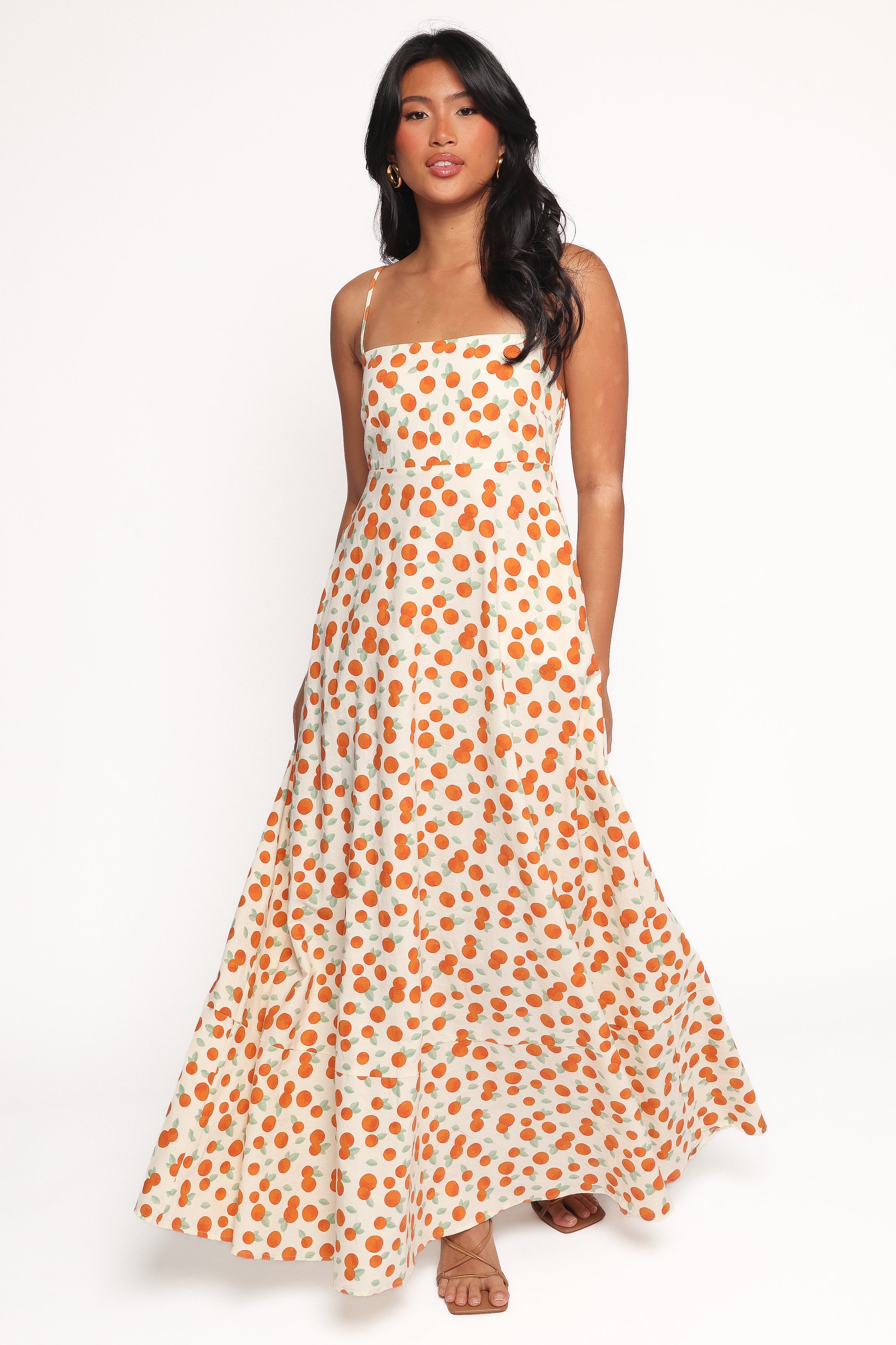 Leah Maxi Dress - Clementine Print