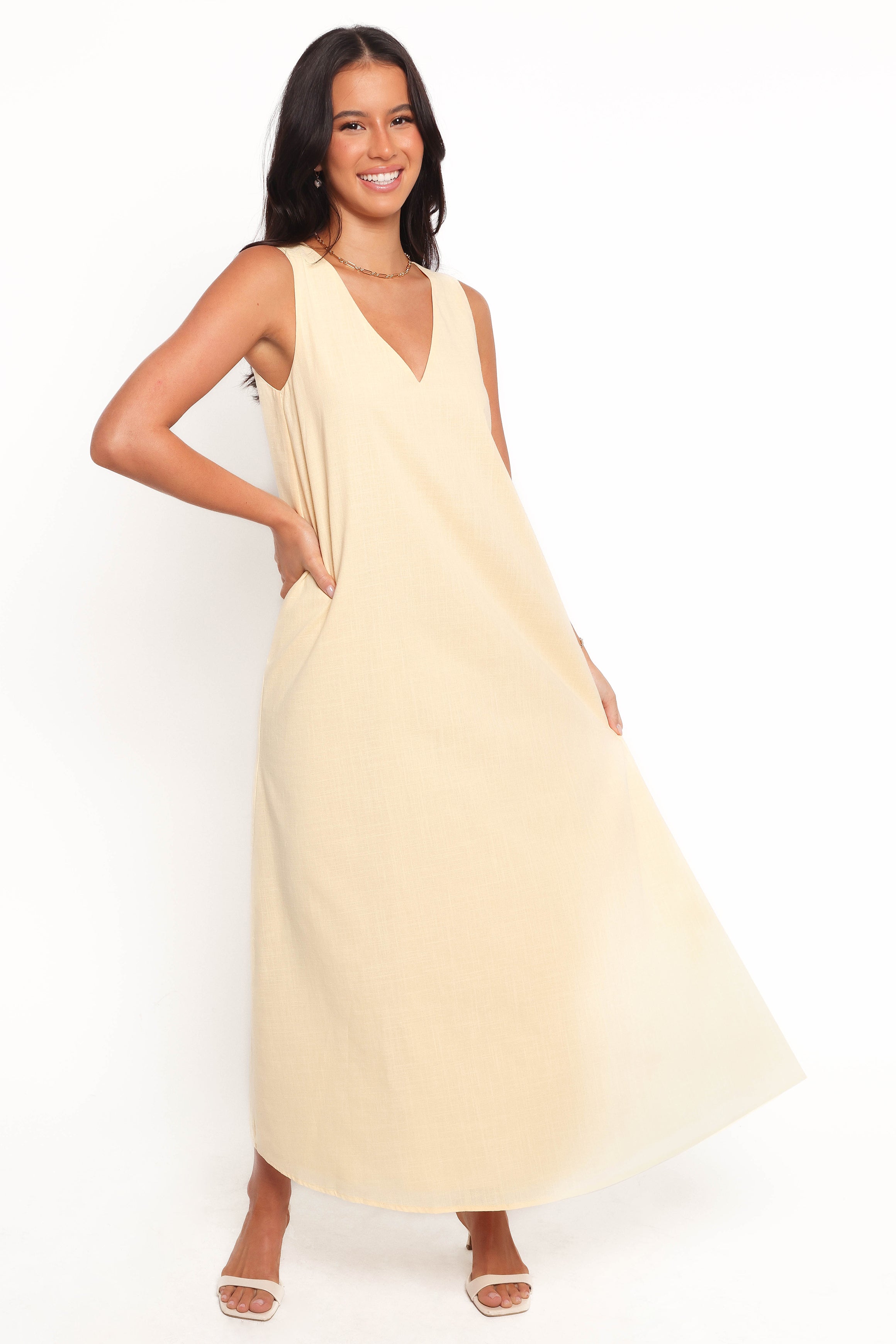 L¨ªa Maxi Dress - Lemon