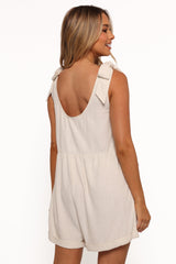 Lindy Romper - Oatmeal