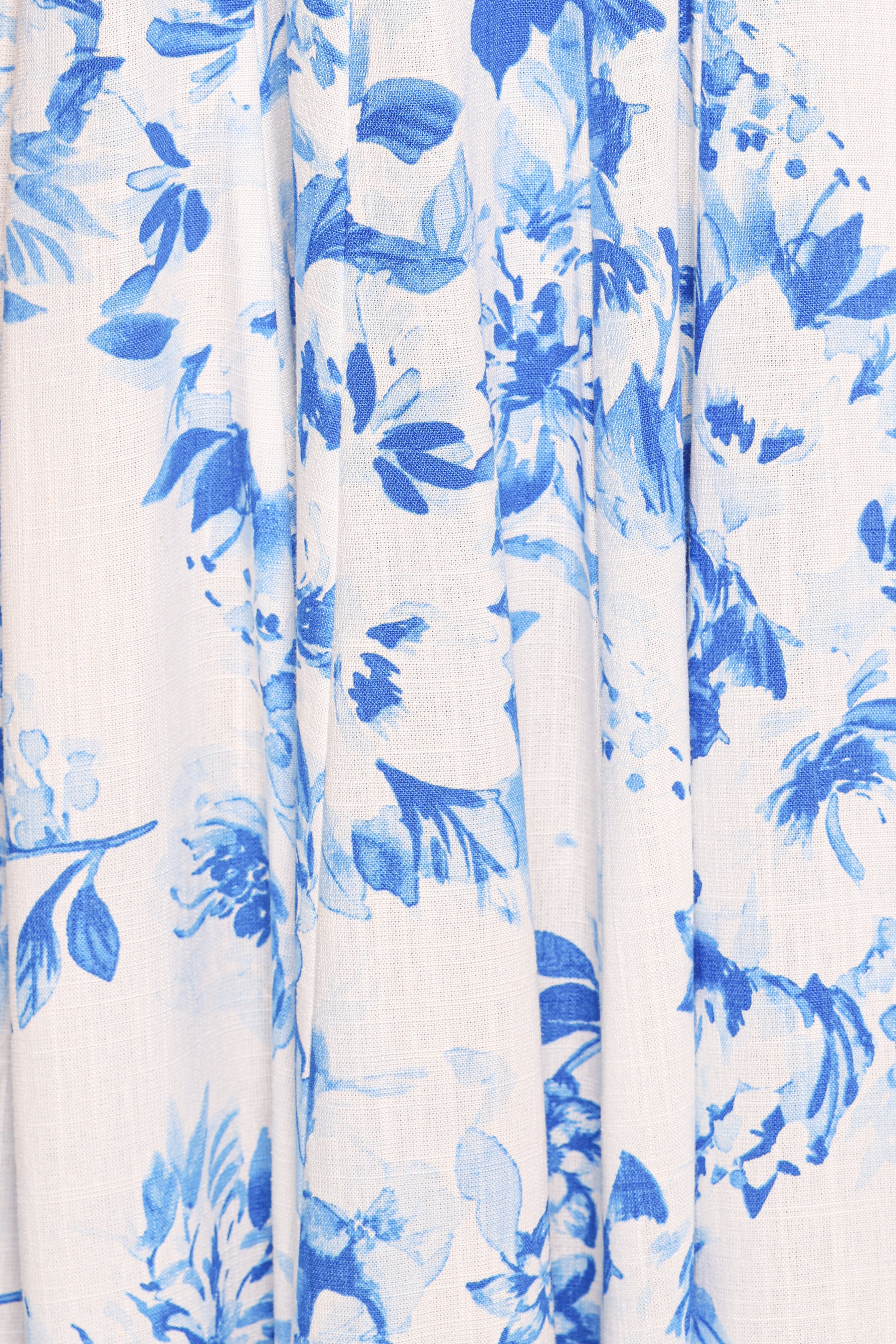 Lowen Midi Dress - Blue Floral