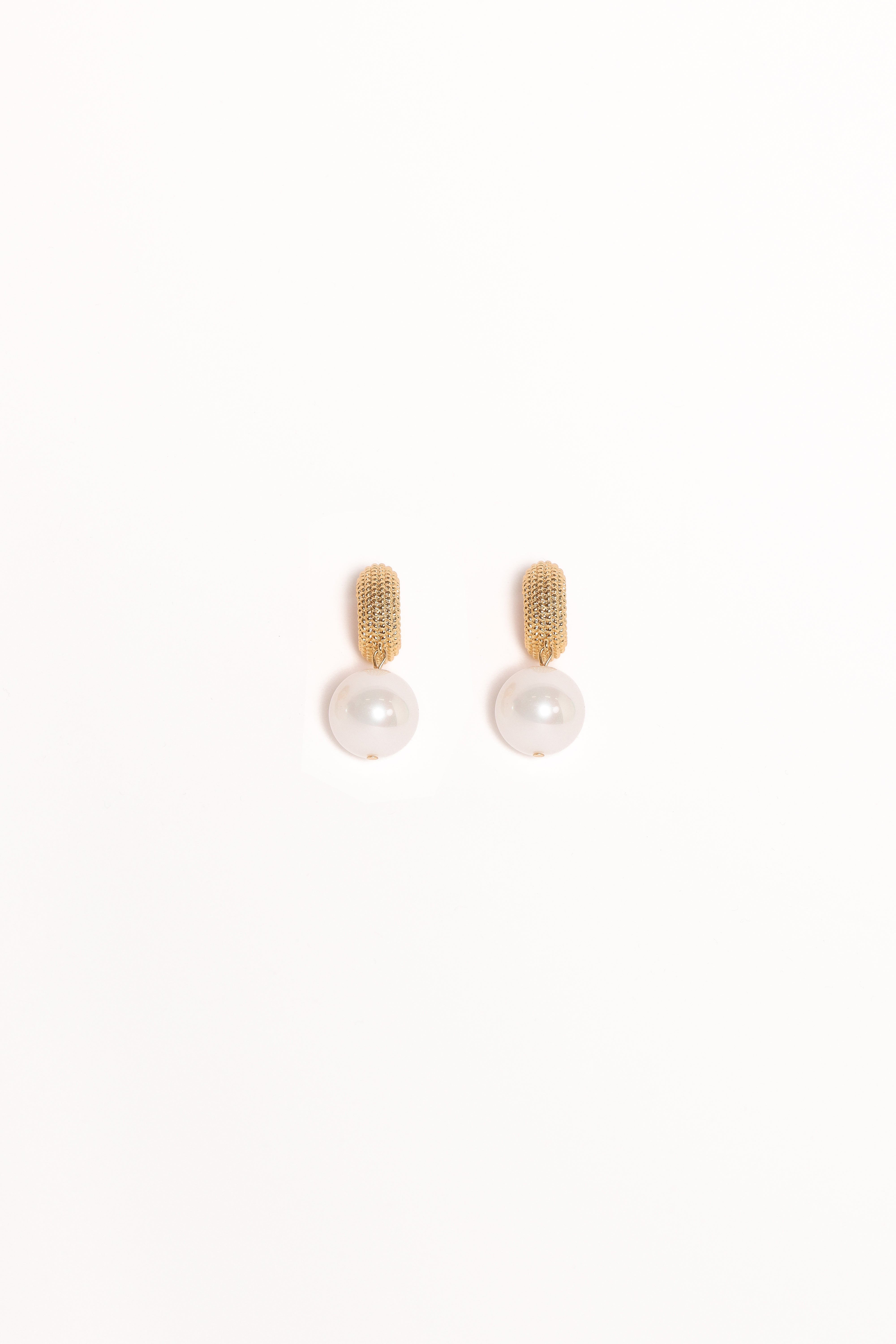 Luciana Earrings - Gold/Pearl