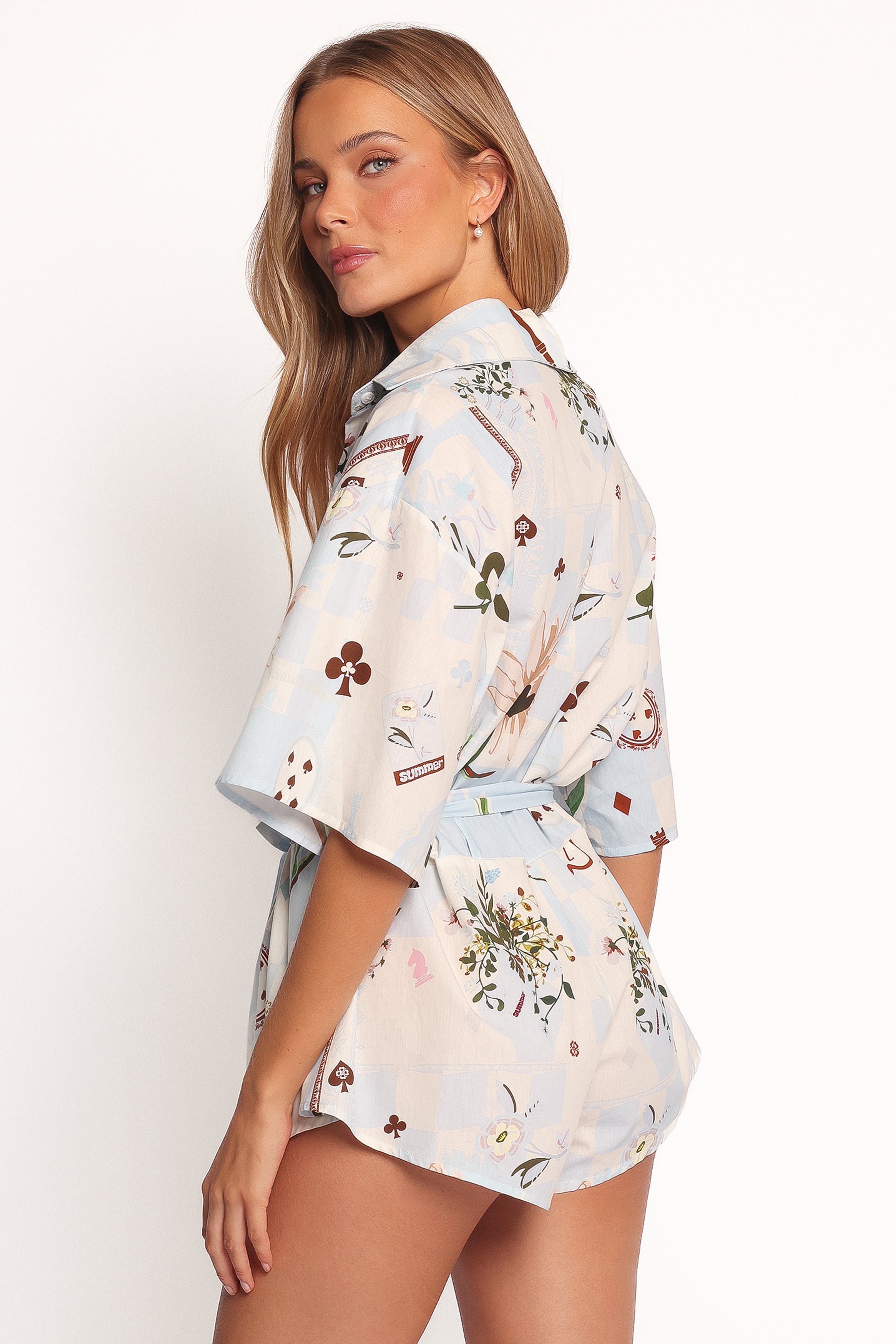 Luisa Romper - Blue Floral