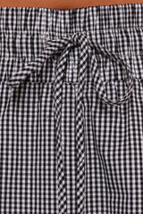 Luna Skirt Set - Black White Gingham