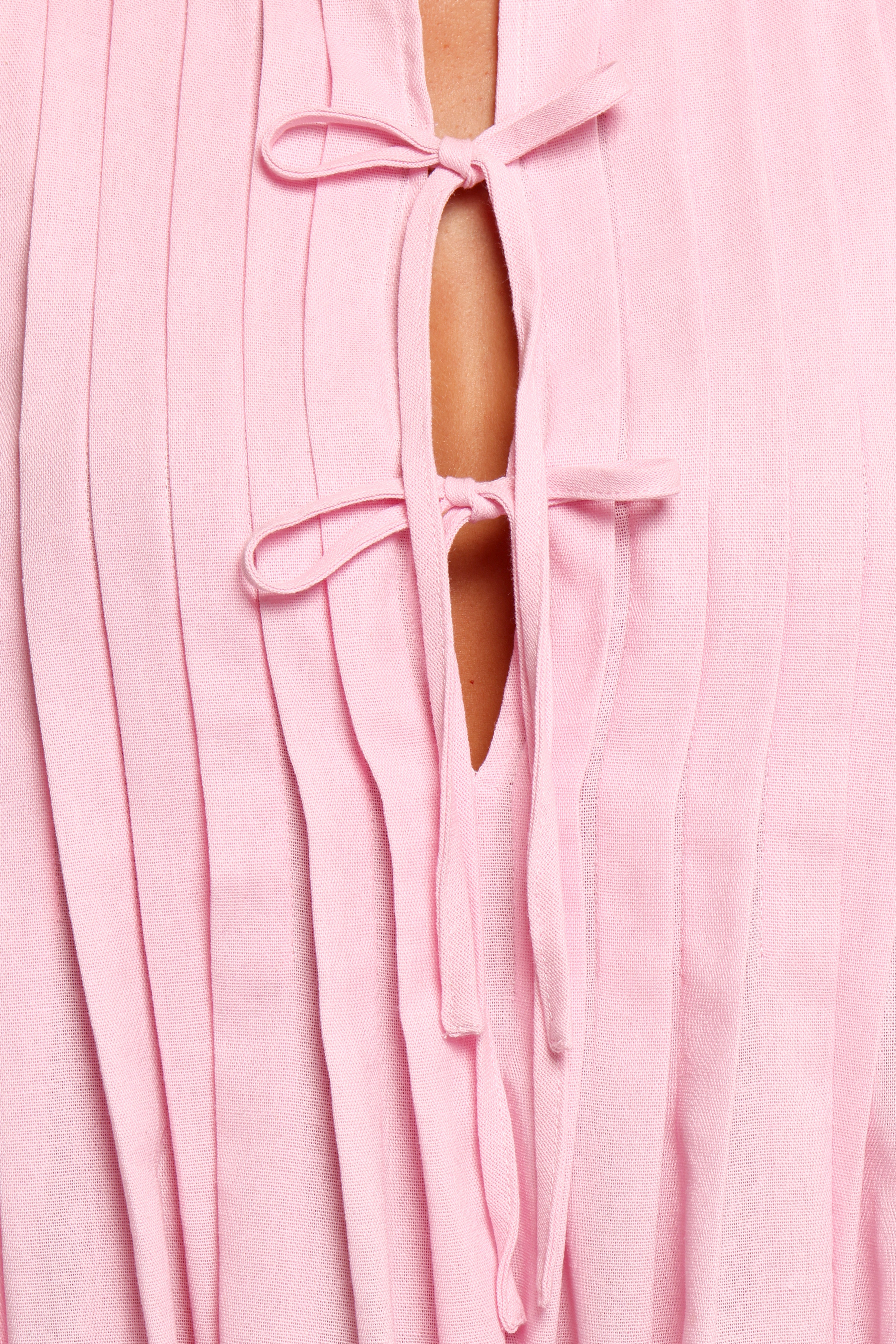 Madeline Mini Dress - Pale Pink