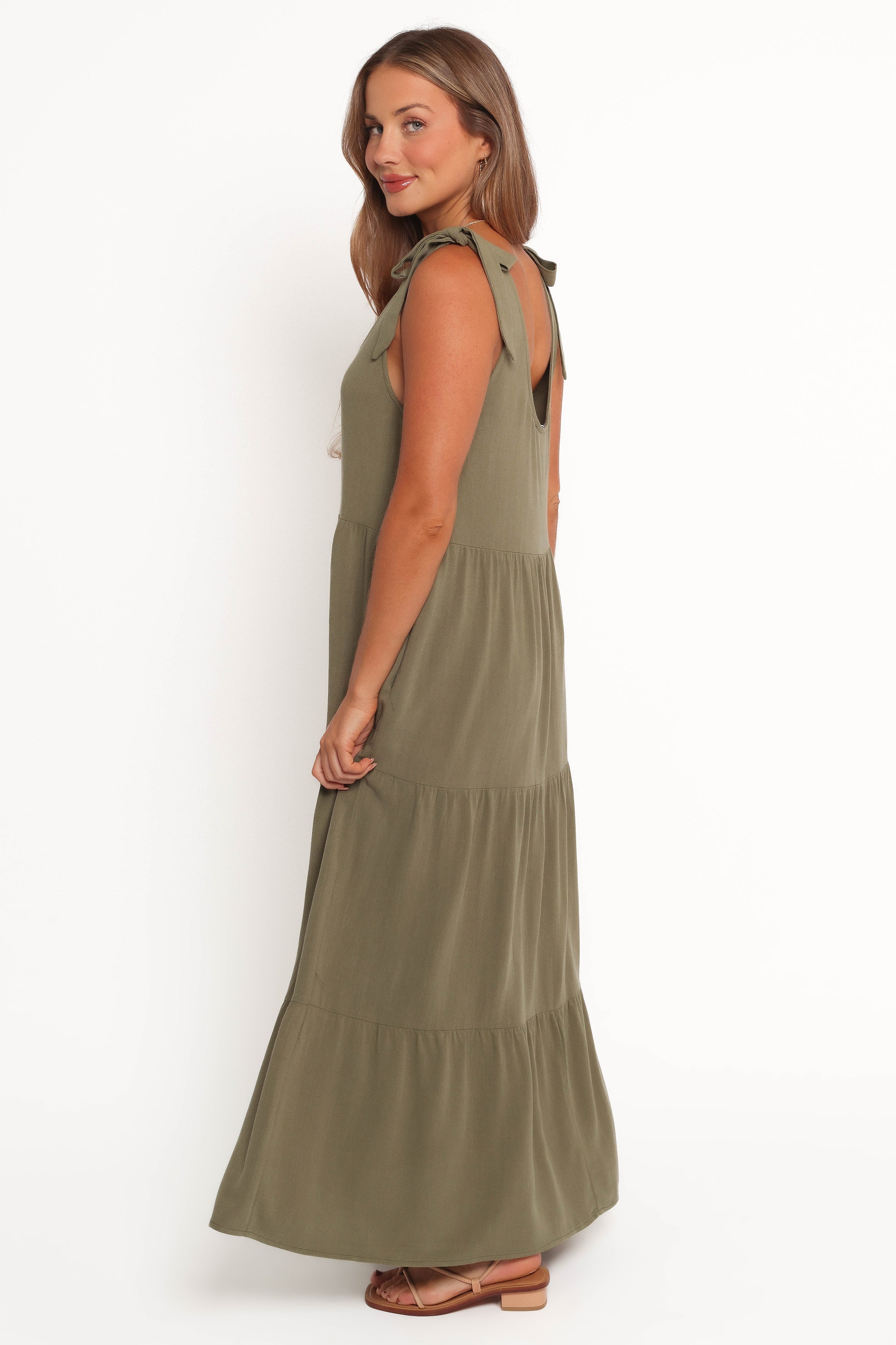 Marcy Midi Dress - Olive