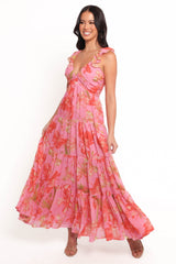 Matteah Maxi Dress - Tropical Floral