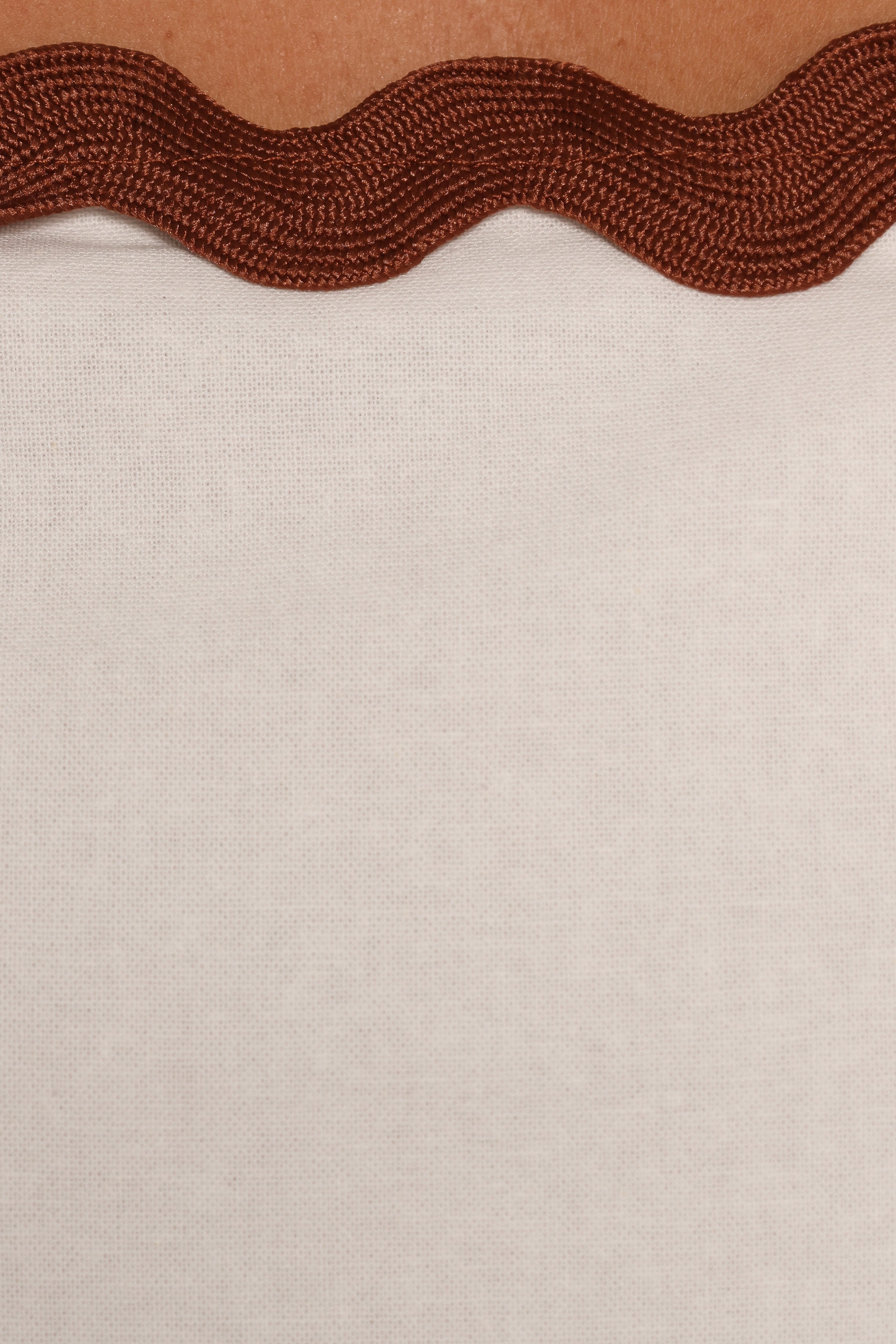 Mollymook Top - White Tan