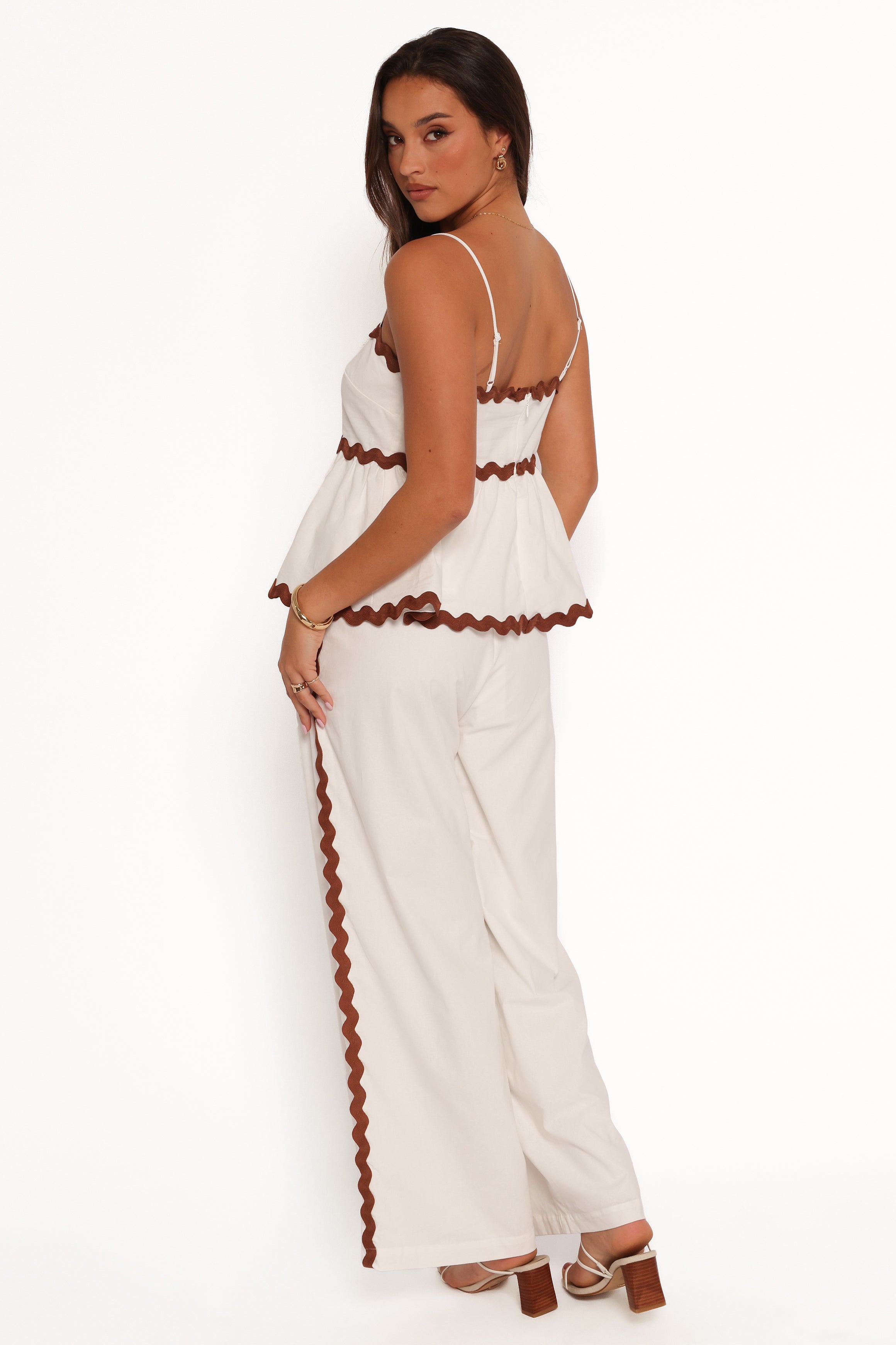 Mollymook Pant - White Tan